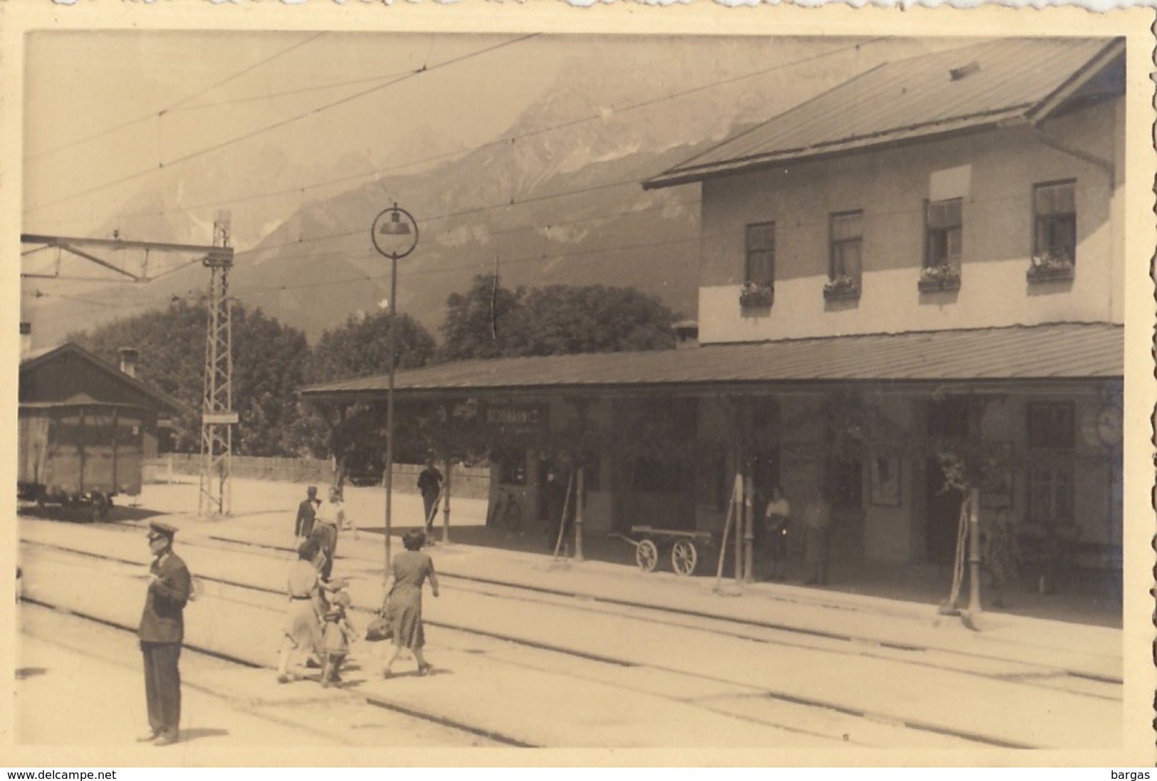 Photo Carte Postale Gare De St Johann In Tirol - St. Johann In Tirol