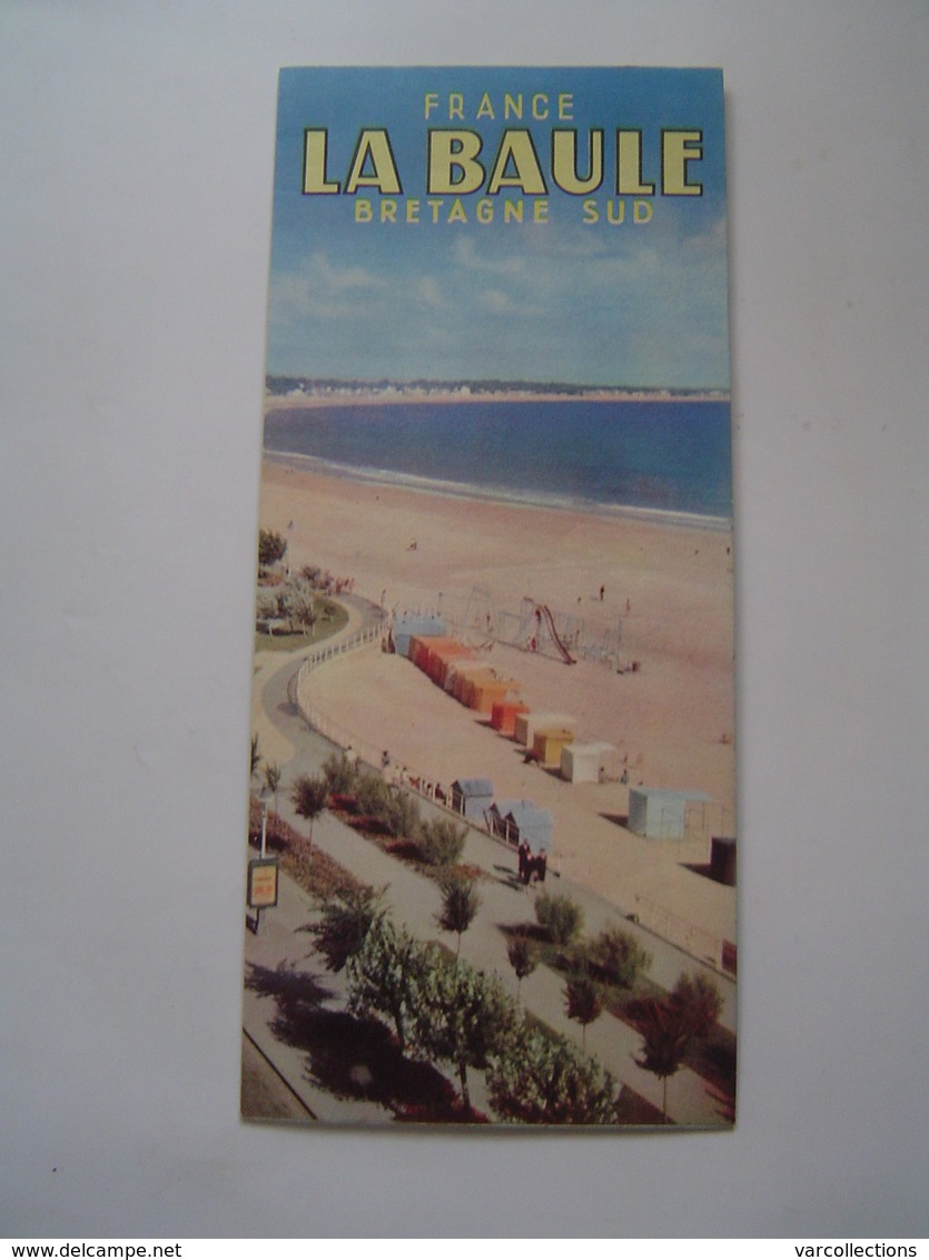 DEPLIANT TOURISME 1960 : LA BAULE / BRETAGNE SUD - Dépliants Touristiques