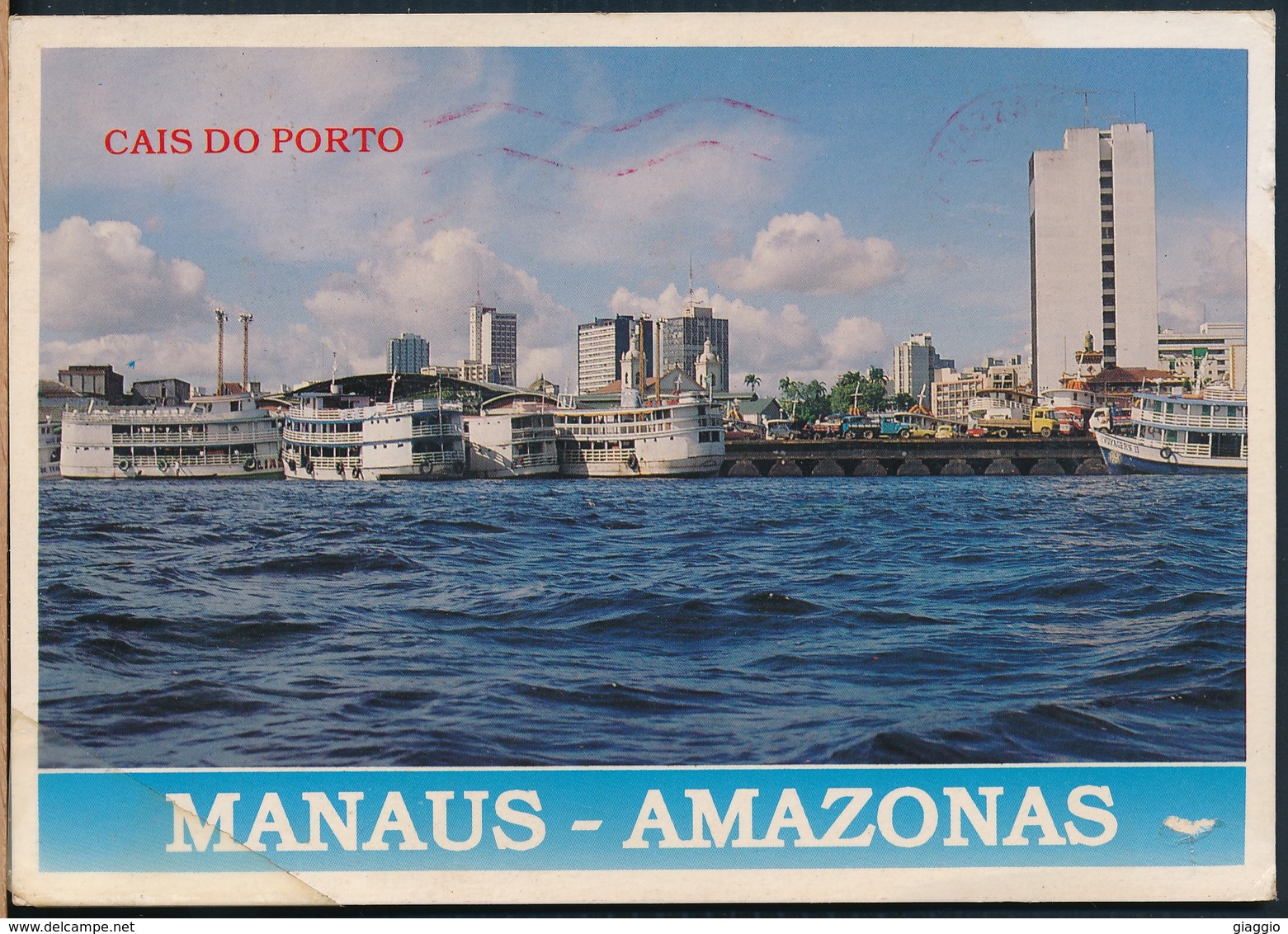 °°° 19884 - BRASIL - MANAUS - CAIS DO PORTO - 1996 With Stamps °°° - Manaus