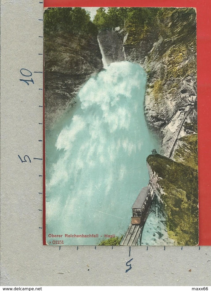 CARTOLINA NV SVIZZERA - Oberer Reichenbachfall - Hasli - 9 X 14 - Reichenbach Im Kandertal