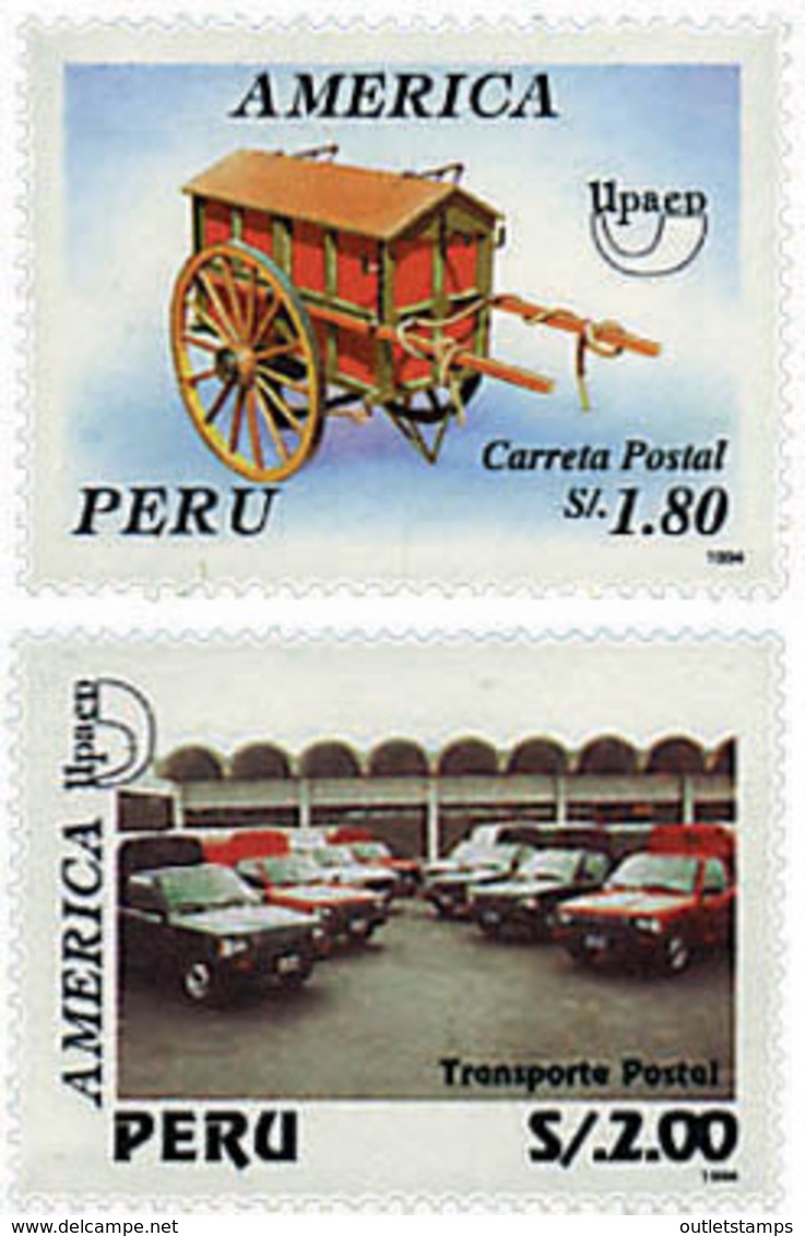 Ref. 49103 * NEW *  - PERU . 1995. AMERICA-UPAEP. POSTAL TRANSPORT. AMERICA-UPAEP 1994 -  TRANSPORTES POSTALES - Peru