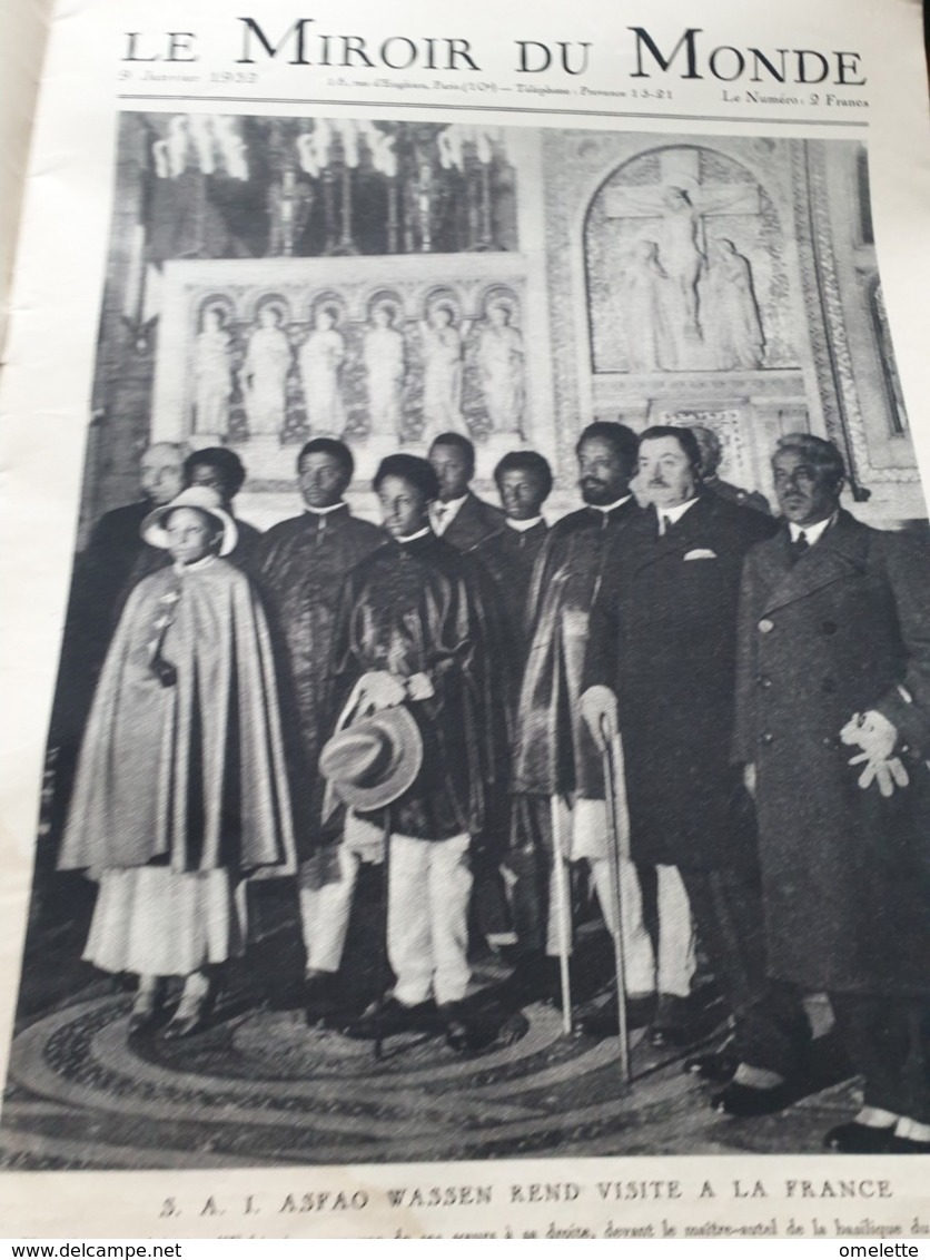 MIROIR MONDE/ CHANGHAI /ETHIOPIE PRINCES/MANDCHOURIE /PARIS POLICE CHIAPPEN - 1900 - 1949