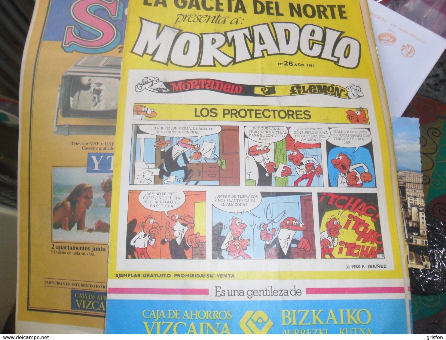 Mortadelo La Gaceta Del Norte 1981 Ibañez - Mortadelo Y Flemón