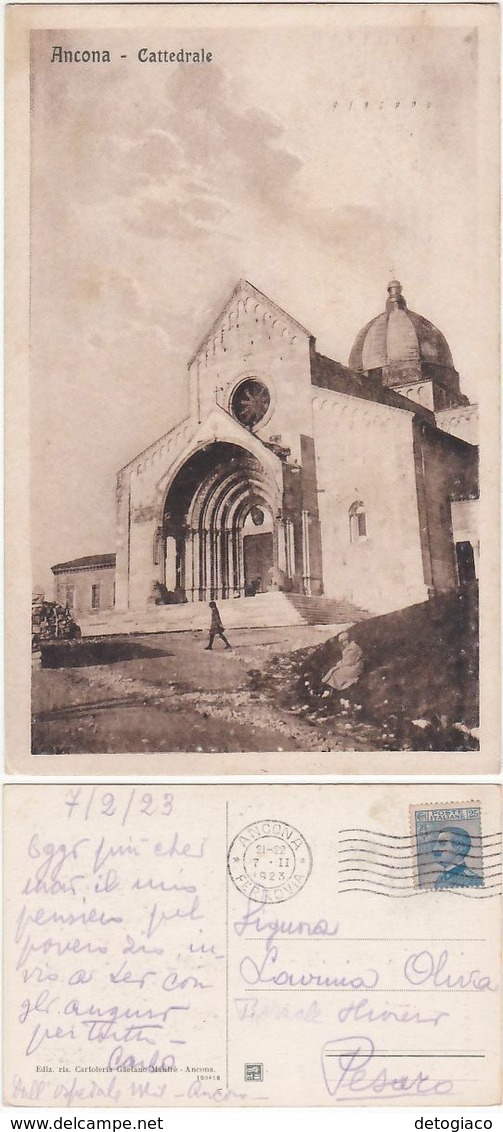 ANCONA - CATTEDRALE - VIAGG. 1923 -87208- - Ancona