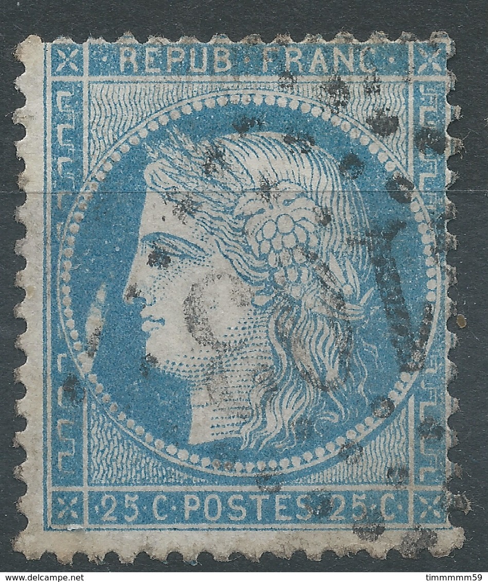 Lot N°54371  Variété/n°60, Oblit GC étranger 5103 Varna, (Turquie) ???, Grosse Tache Blanche Face à La Bouche - 1871-1875 Ceres