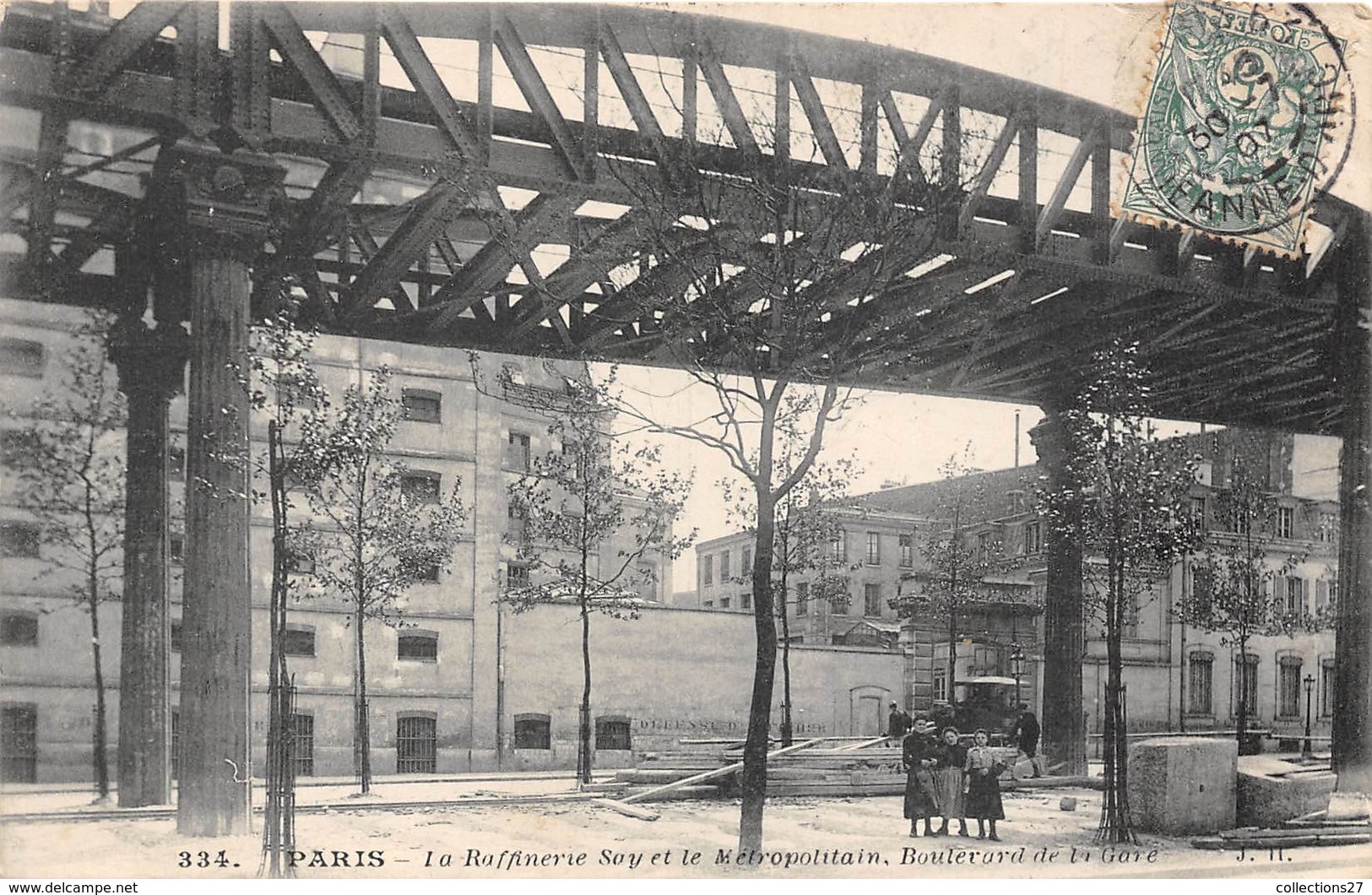 75013-PARIS- LA RAFFINERIE SAY ET LE METROPOLITAIN BLD DE LA GARE - Distretto: 13