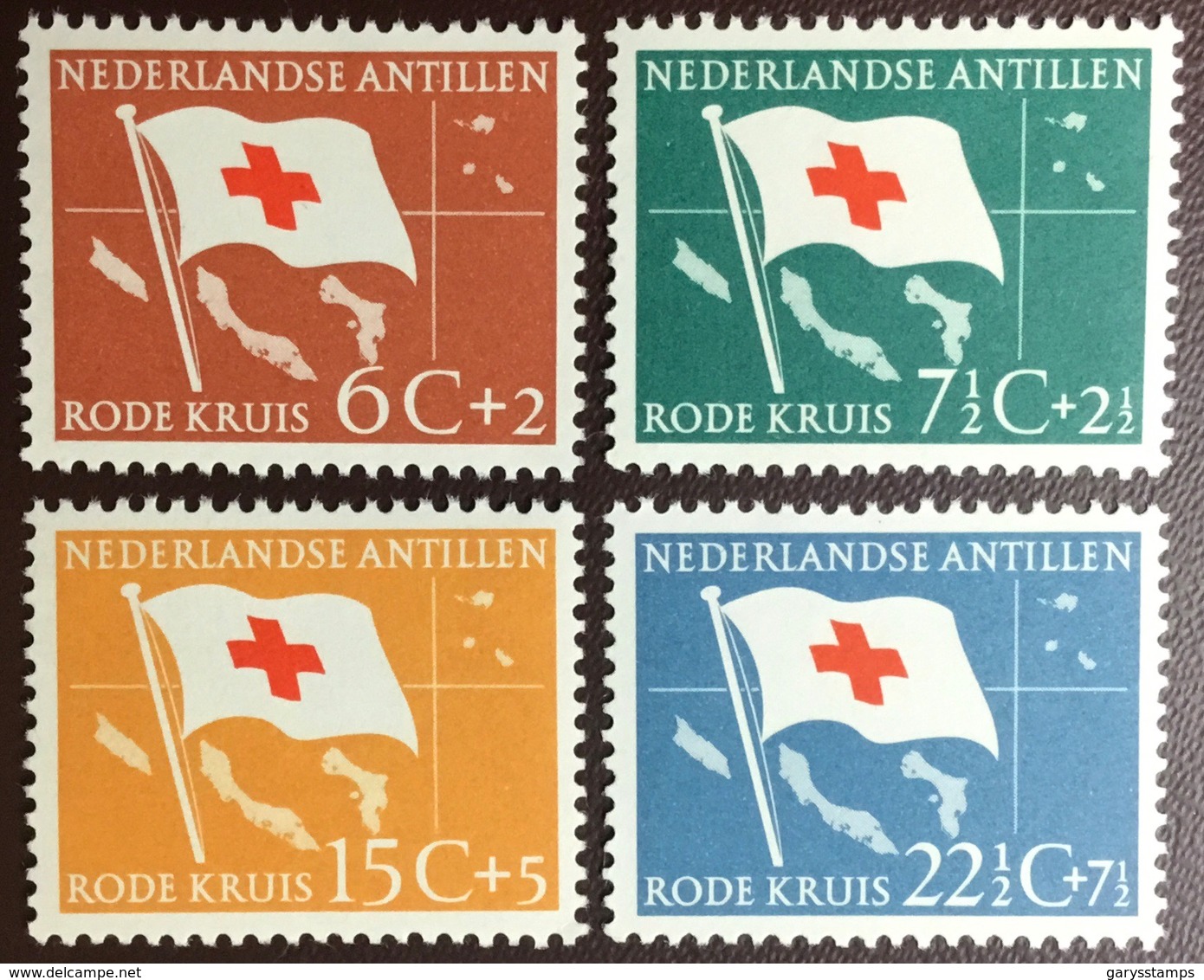 Netherlands Antilles 1958 Red Cross MNH - Curaçao, Nederlandse Antillen, Aruba