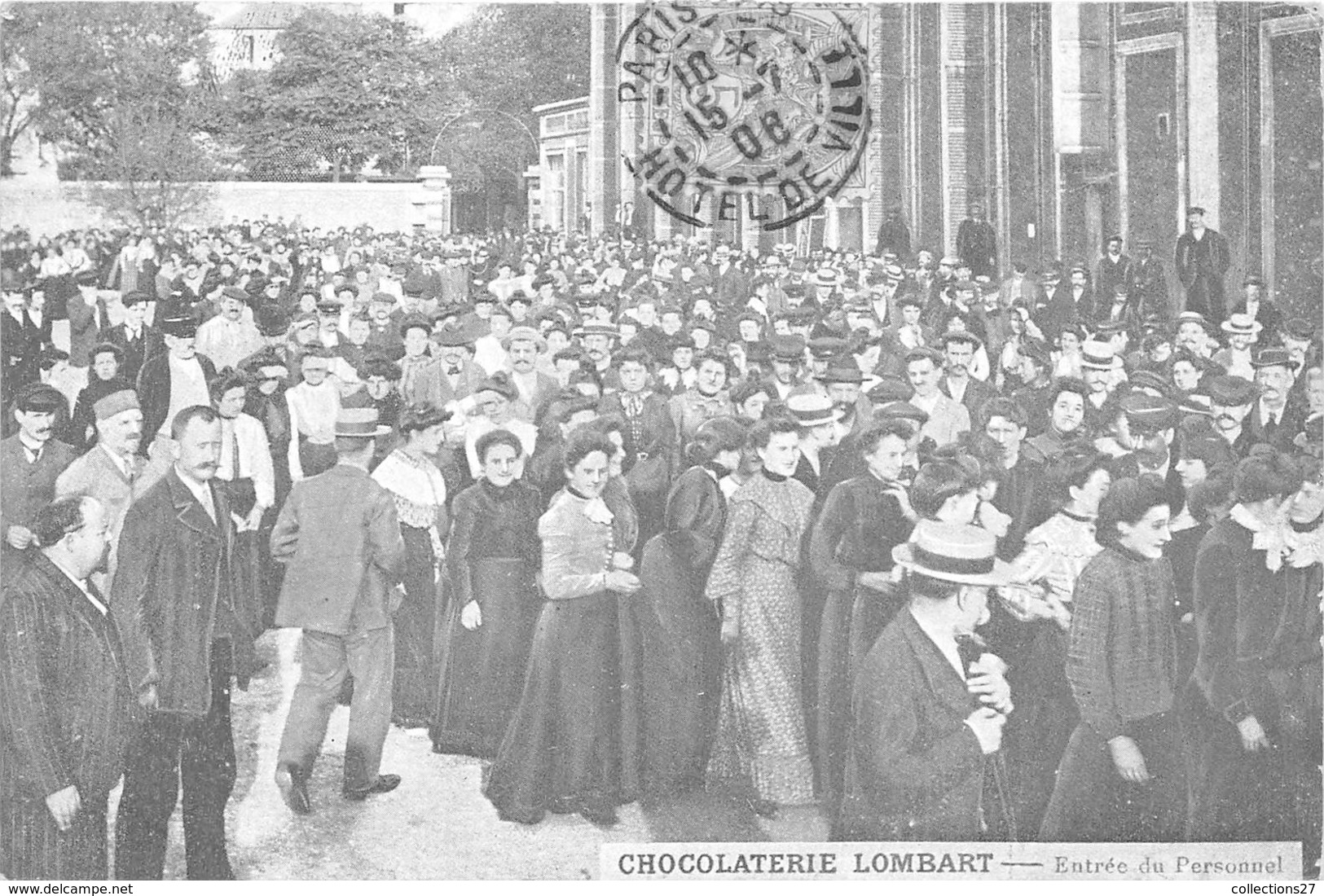 75013-PARIS-CHOCOLATERIE LOMBART, ENTREE DU PERSONNEL - Distretto: 13