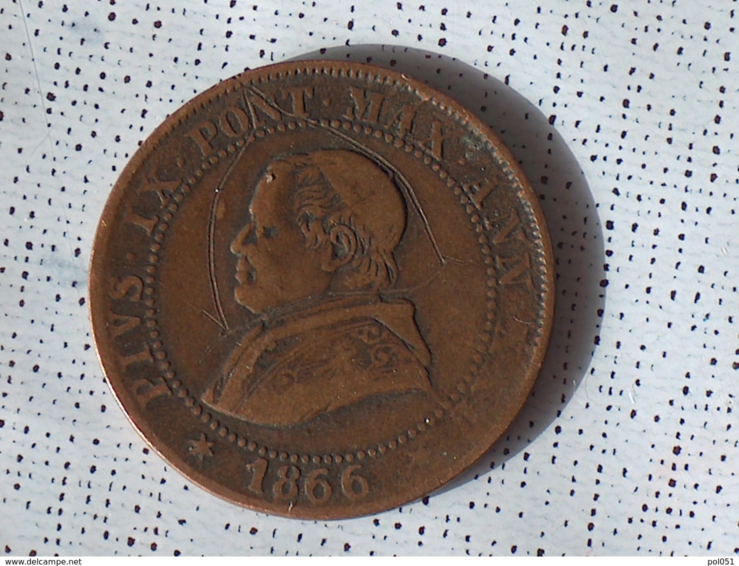 VATICAN 1 SOLDO 1866 R - Vatican