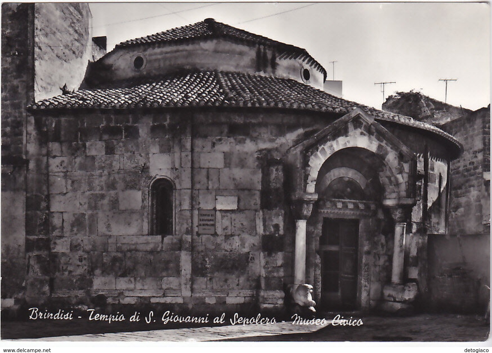 BRINDISI - TEMPIO DI S. GIOVANNI AL SEPLOCRO - MUSEO CIVICO -74092- - Brindisi