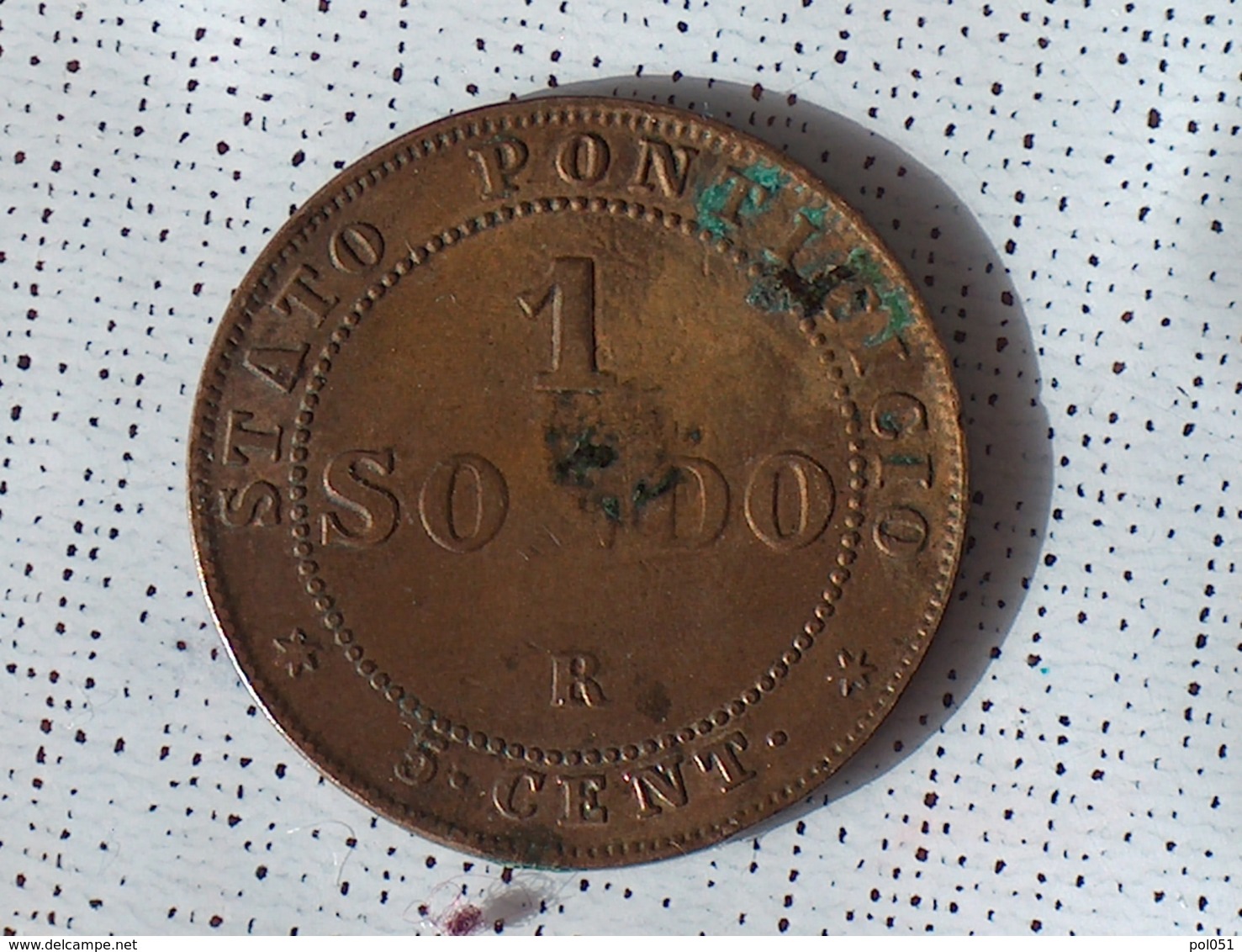 VATICAN 1 SOLDO 1866 R - Vatican