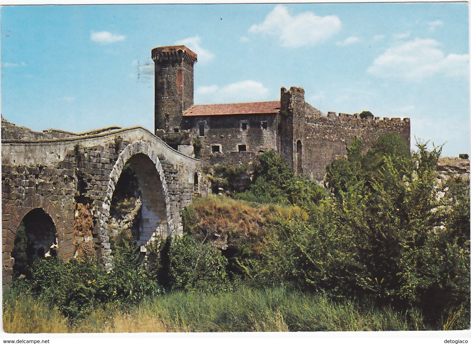 CANINO - VITERBO - PONTE DELL'ABBADIA SUL FIUME FIORA - VIAGG. -60877- - Viterbo