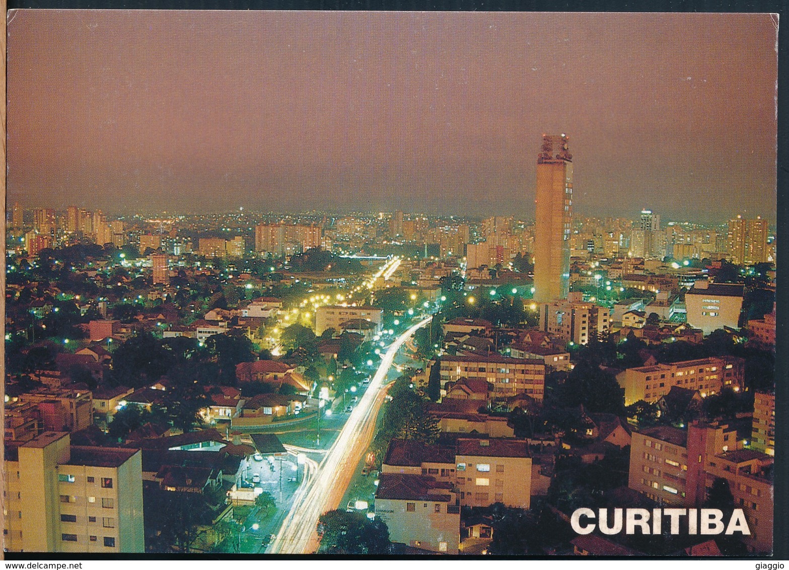 °°° 19909 - BRASIL - CURITIBA - VISTA NOTURNA °°° - Curitiba