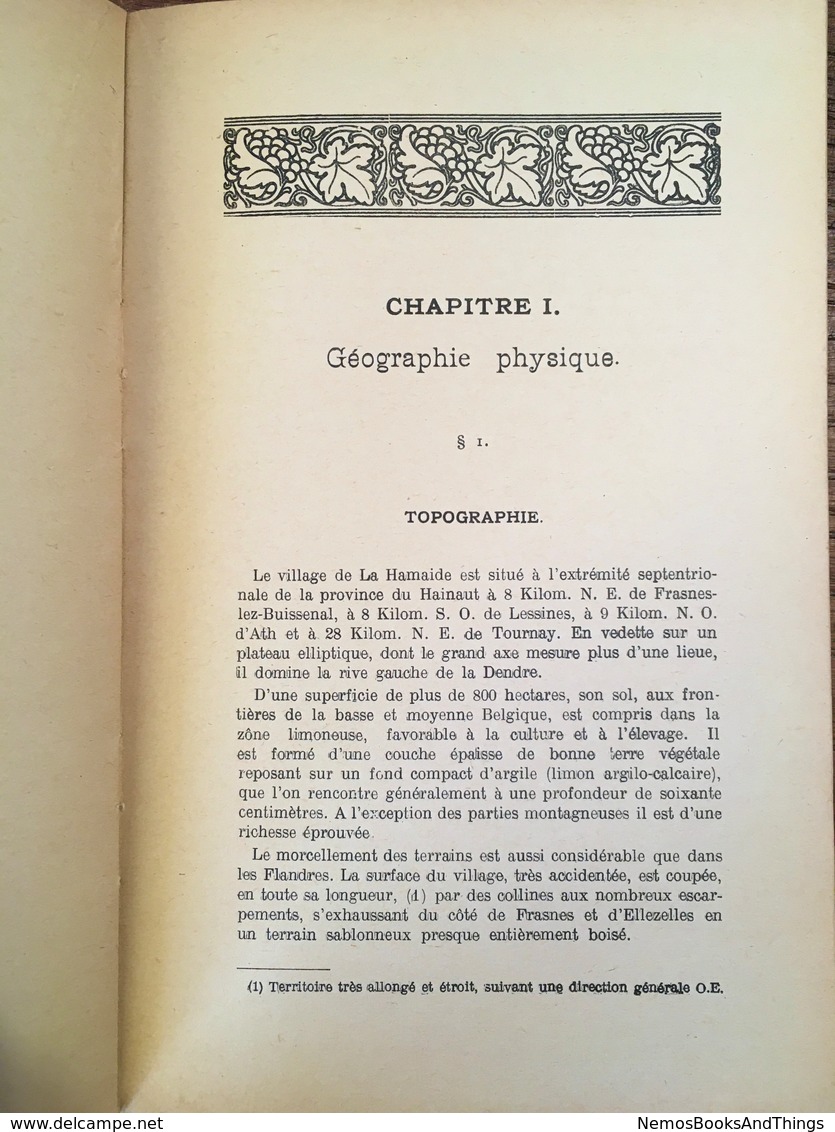La Hamaide Monographie Historique - 1933 - Ellezelles, Ath, Luxembourg, LaHamaide - L. Meunier