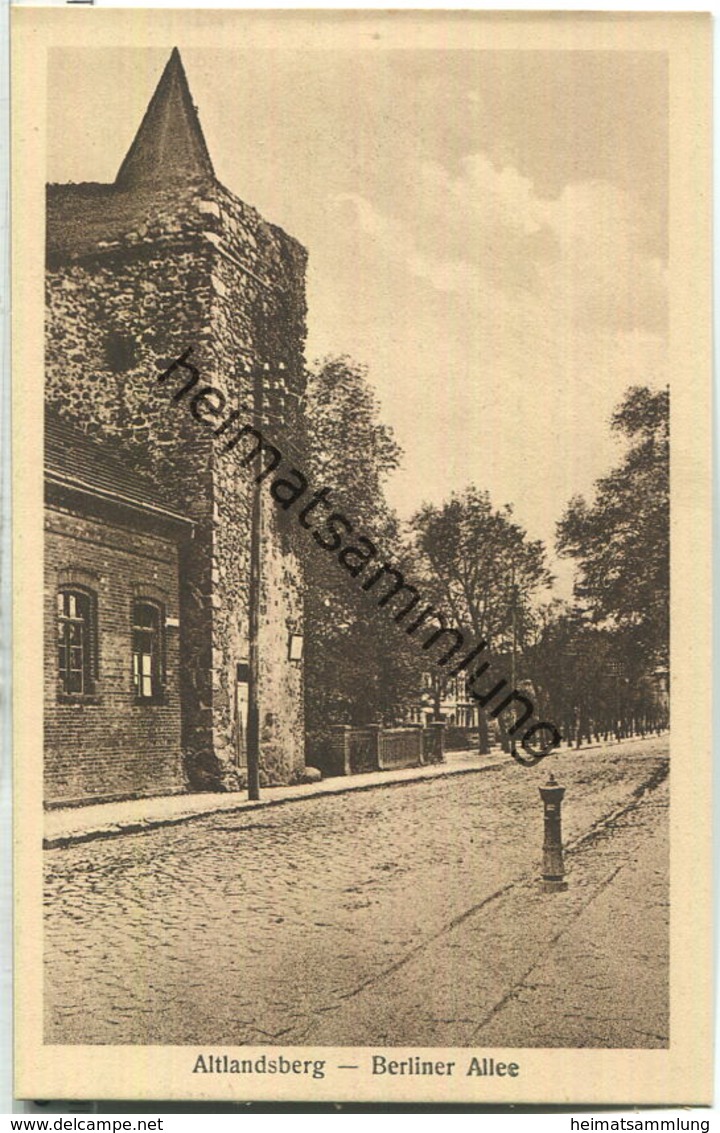 Altlandsberg - Berliner Allee 30er Jahre - Altlandsberg