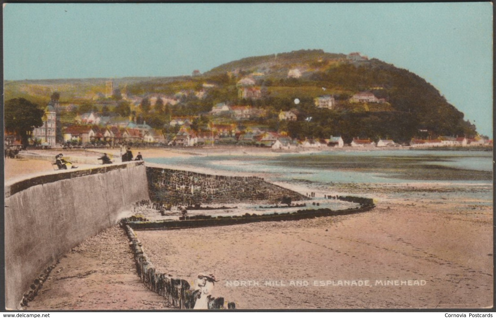 North Hill And Esplanade, Minehead, Somerset, C.1910s - Postcard - Minehead