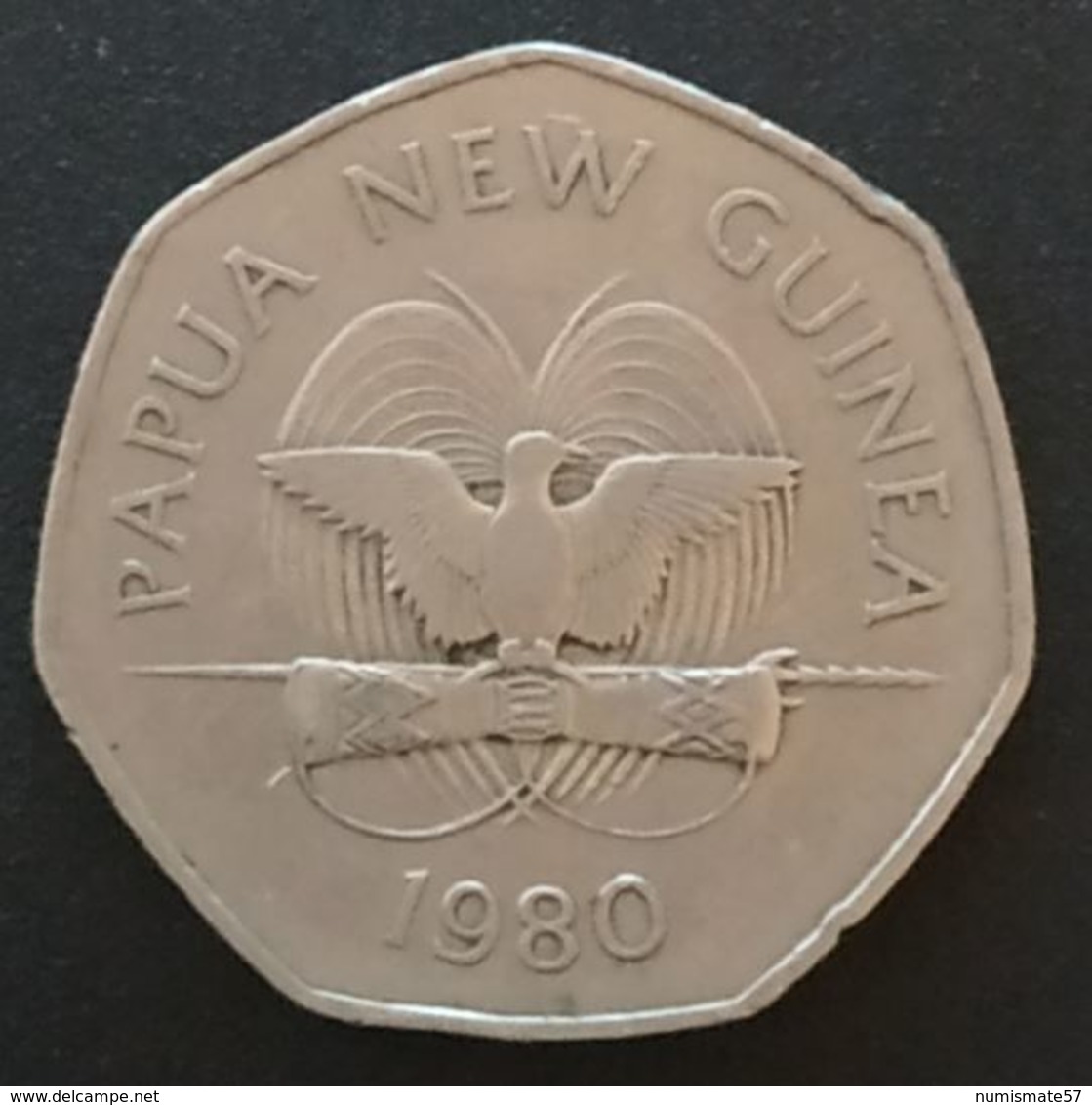 RARE - PAPOUASIE - NOUVELLE GUINEE - 50 TOEA 1980 - KM 15 - PAPUA NEW GUINEA - Papouasie-Nouvelle-Guinée