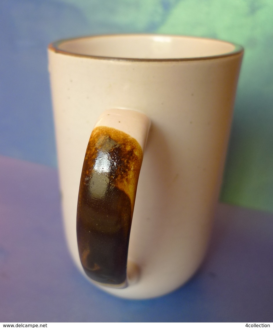 VTG Scandinavian Pottery Ceramic MUG Cup LAPPLAND FJALLSIPPA Flower Pattern - Other & Unclassified