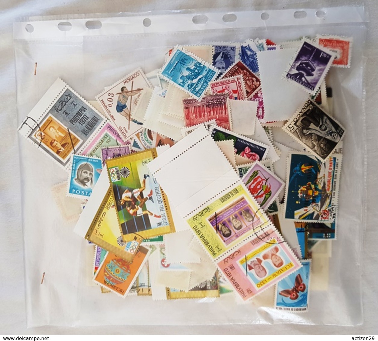 Lot Timbres Oblitérés Tous Pays (6 Photos) - Vrac (max 999 Timbres)