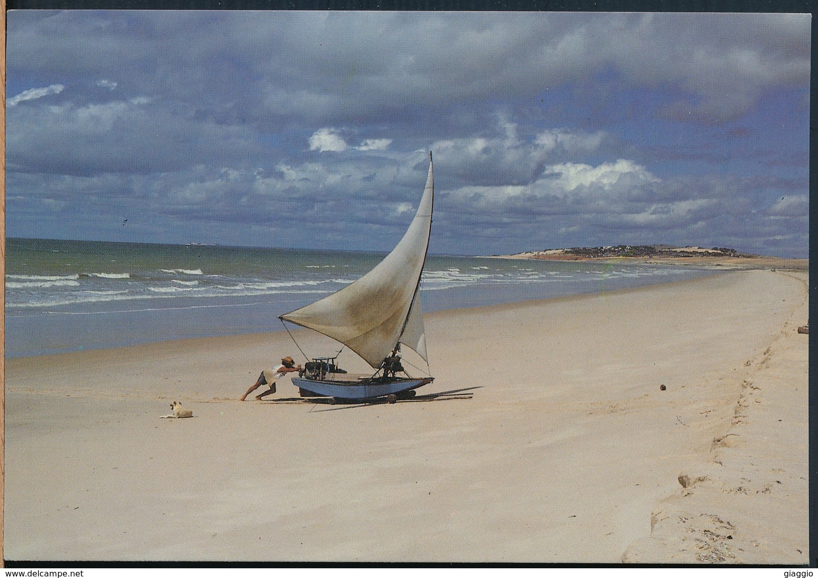 °°° 19928 - BRASIL - ARACADI - PRAIA DE CANOA QUEBRADA - 1996 With Stamps °°° - Fortaleza