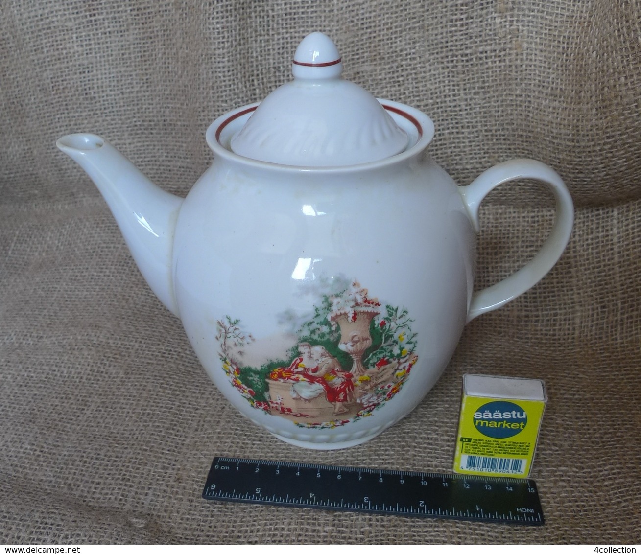 VTG Vintage USSR Soviet Ukraine Polonnoe Big Tea Pot Porcelain 2d Grade Marked - Other & Unclassified