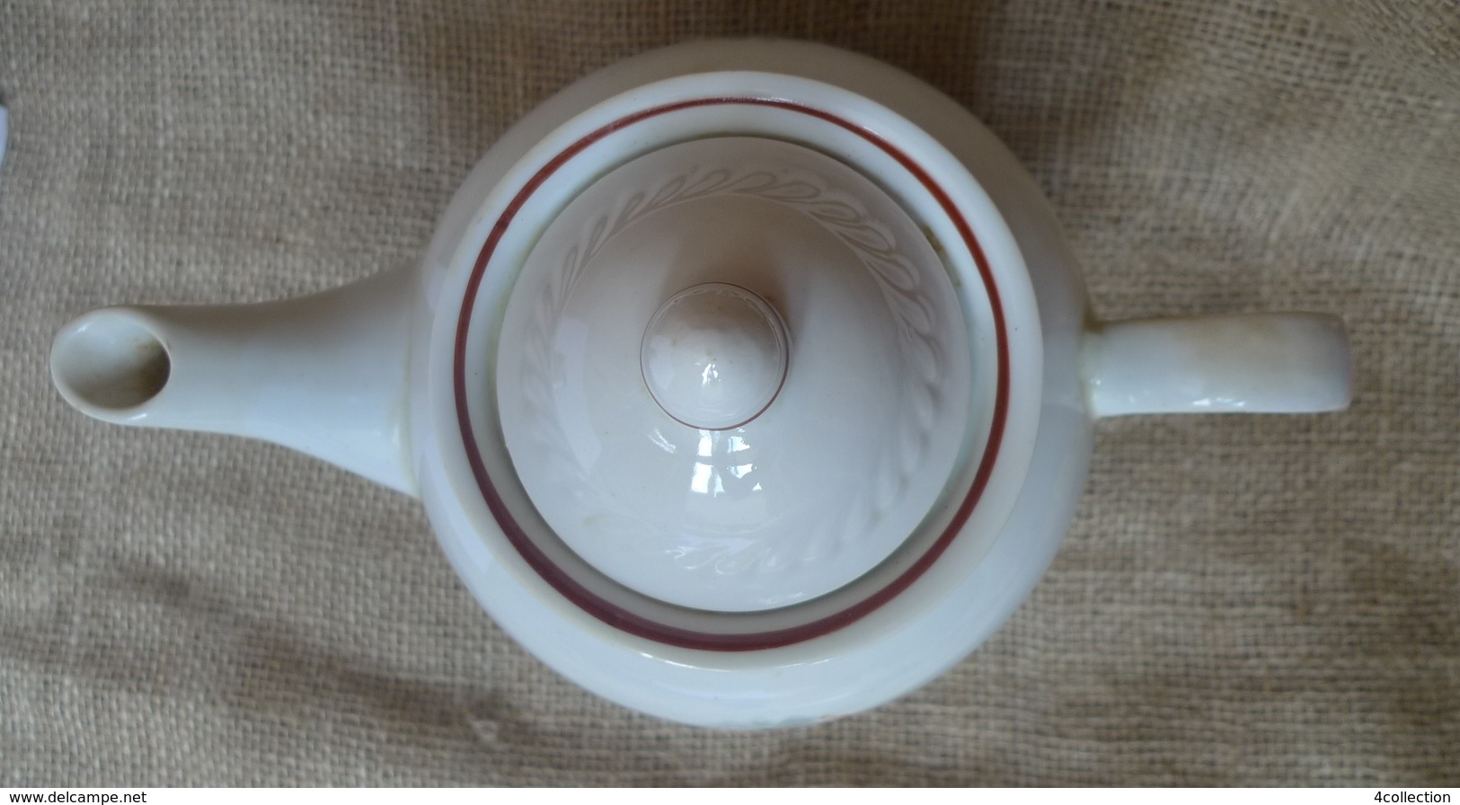 VTG Vintage USSR Soviet Ukraine Polonnoe Big Tea Pot Porcelain 2d Grade Marked - Other & Unclassified