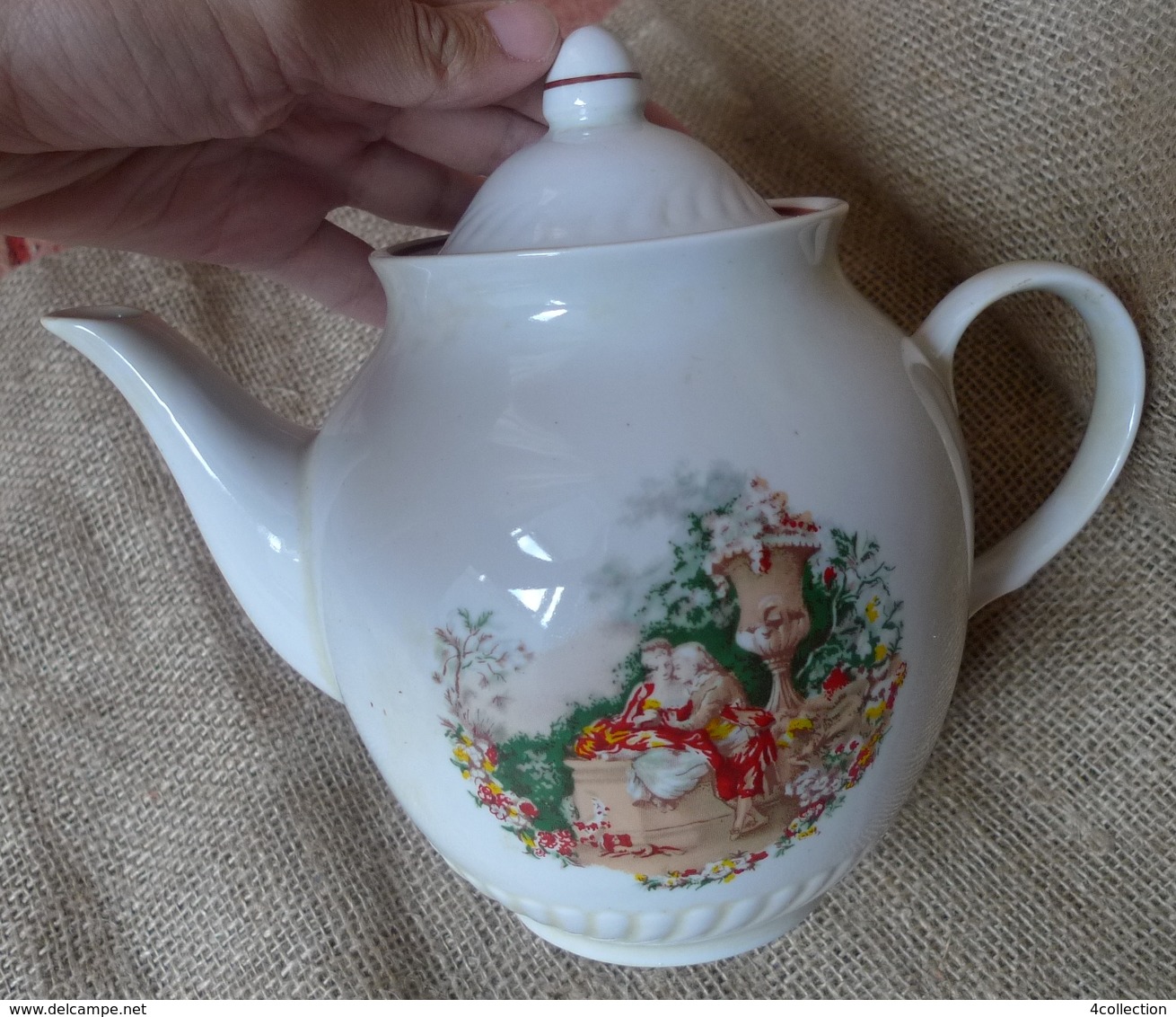 VTG Vintage USSR Soviet Ukraine Polonnoe Big Tea Pot Porcelain 2d grade marked