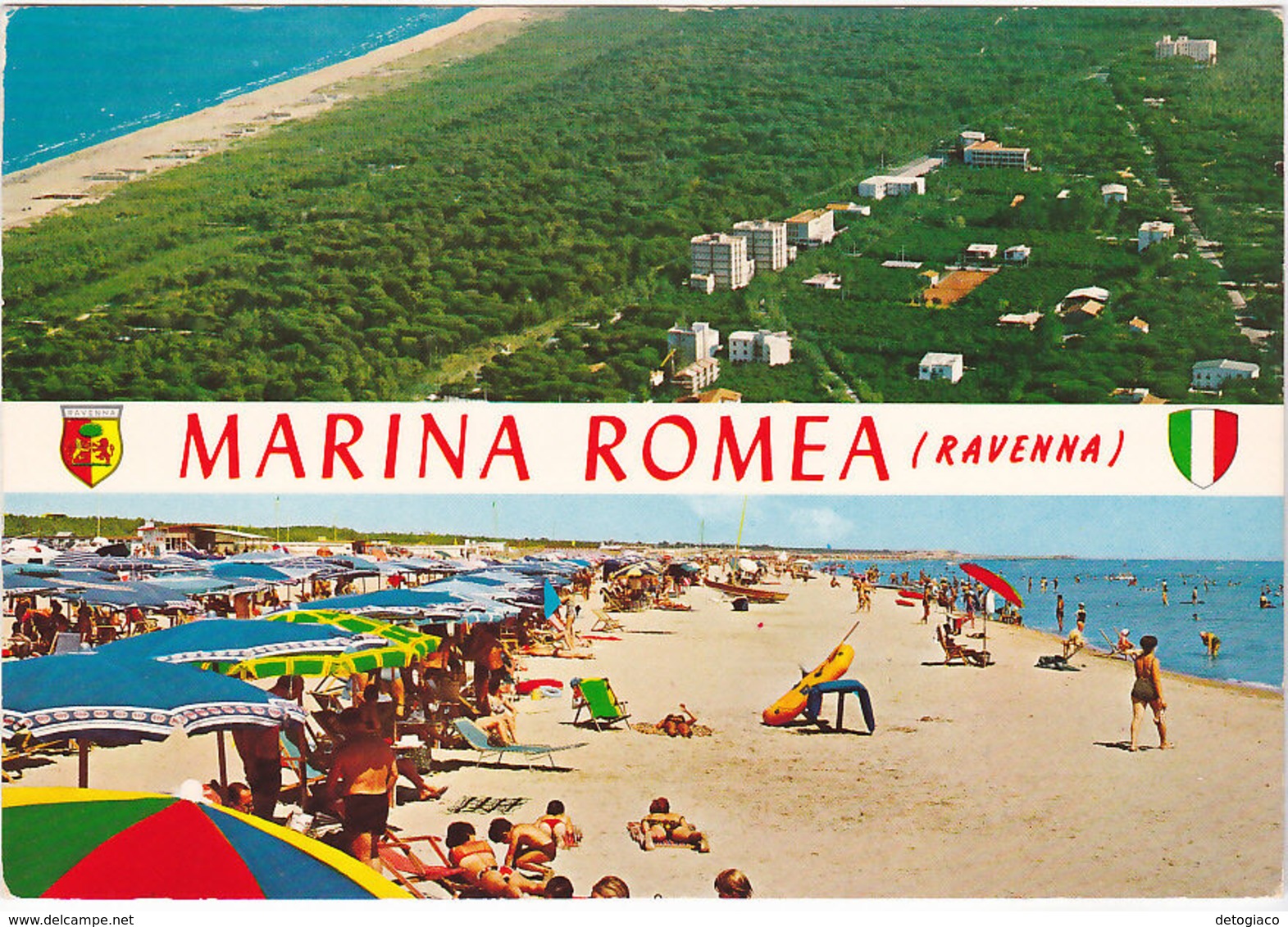 MARINA ROMEA - RAVENNA - VEDUTINE - VIAGG. -72208- - Ravenna