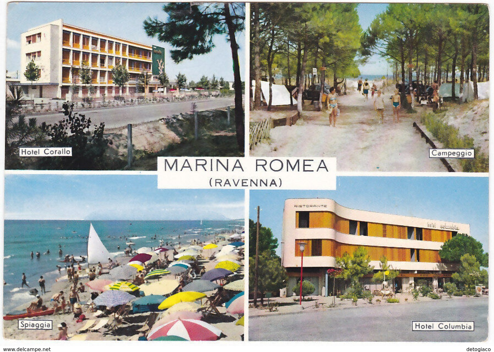 MARINA ROMEA - RAVENNA - VEDUTINE - VIAGG. 1961 -30488- - Ravenna