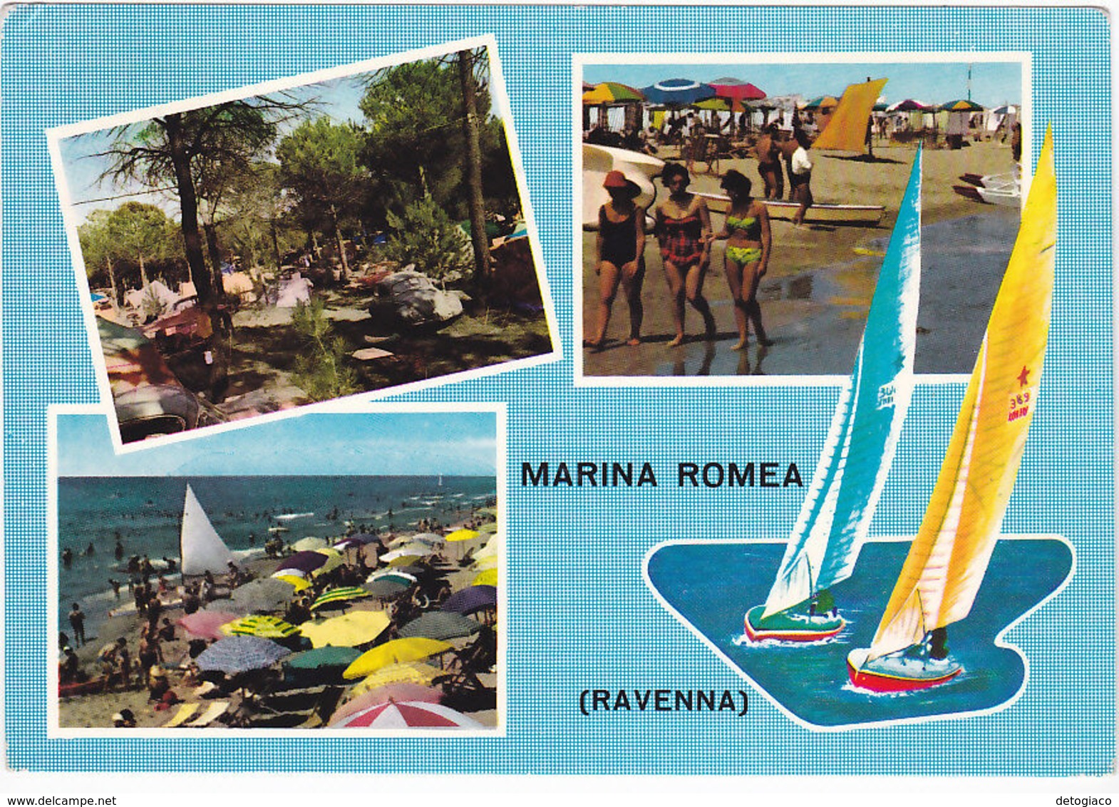 MARINA ROMEA - RAVENNA - VEDUTINE - VIAGG. 1967 -76313- - Ravenna