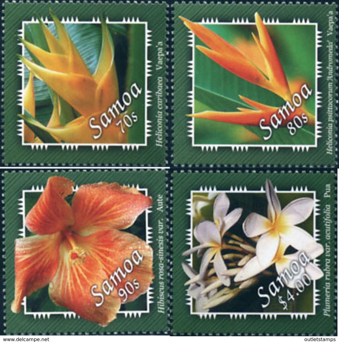 Ref. 159353 * NEW *  - SAMOA . 2004. FLOWERS. FLORES - Samoa