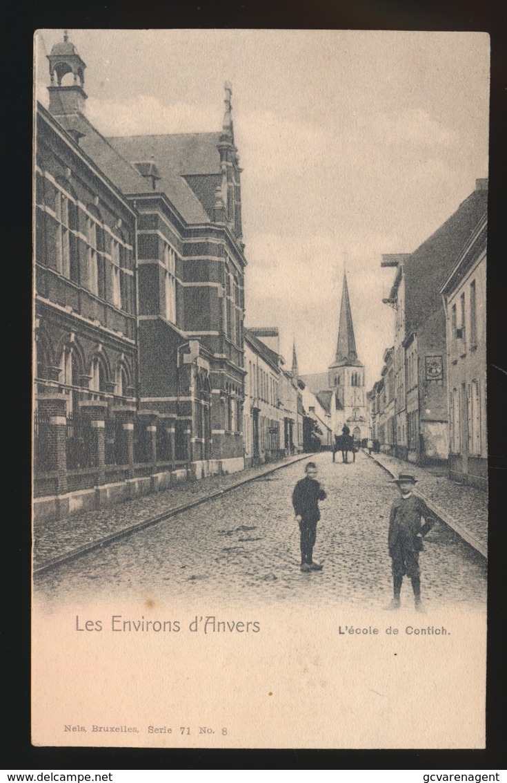 LES ENVIRIONS D'ANVERS   L'ECOLE DE CONTICH - Kontich