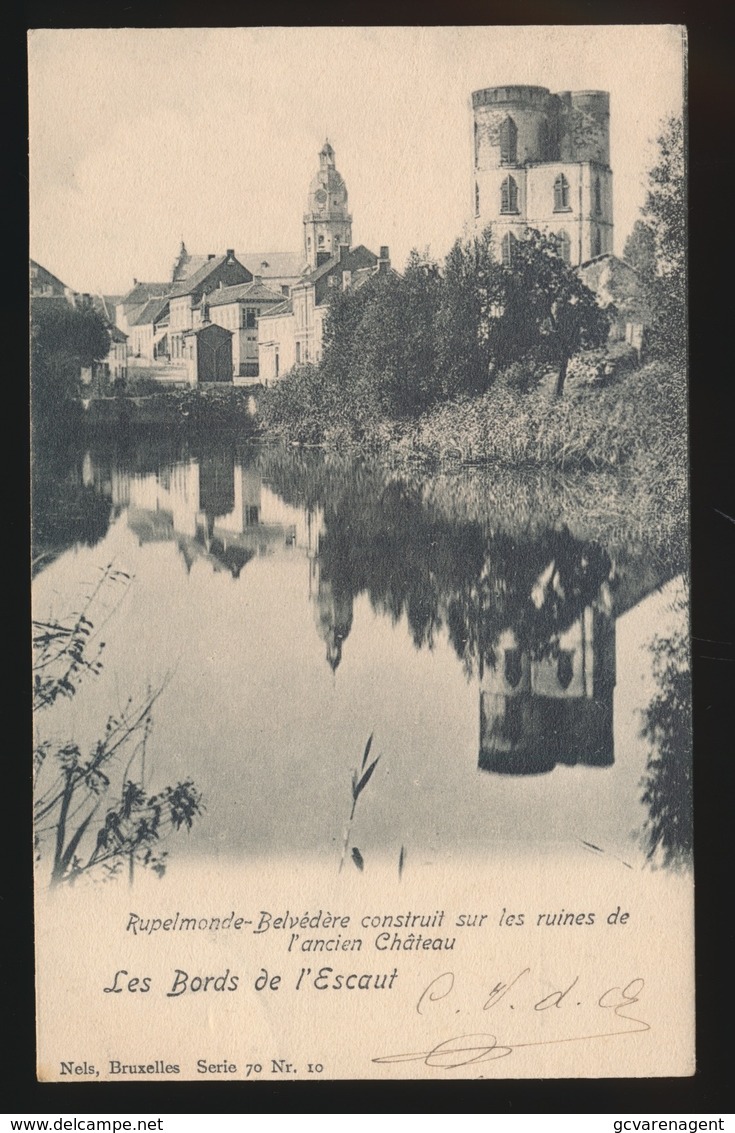 LES BORDS DE 'ESCAUT  RUPELMONDE BELVEDERE CONSTRUIT SUR LES RUINES DE L'ANCIEN CHATEAU - Kruibeke