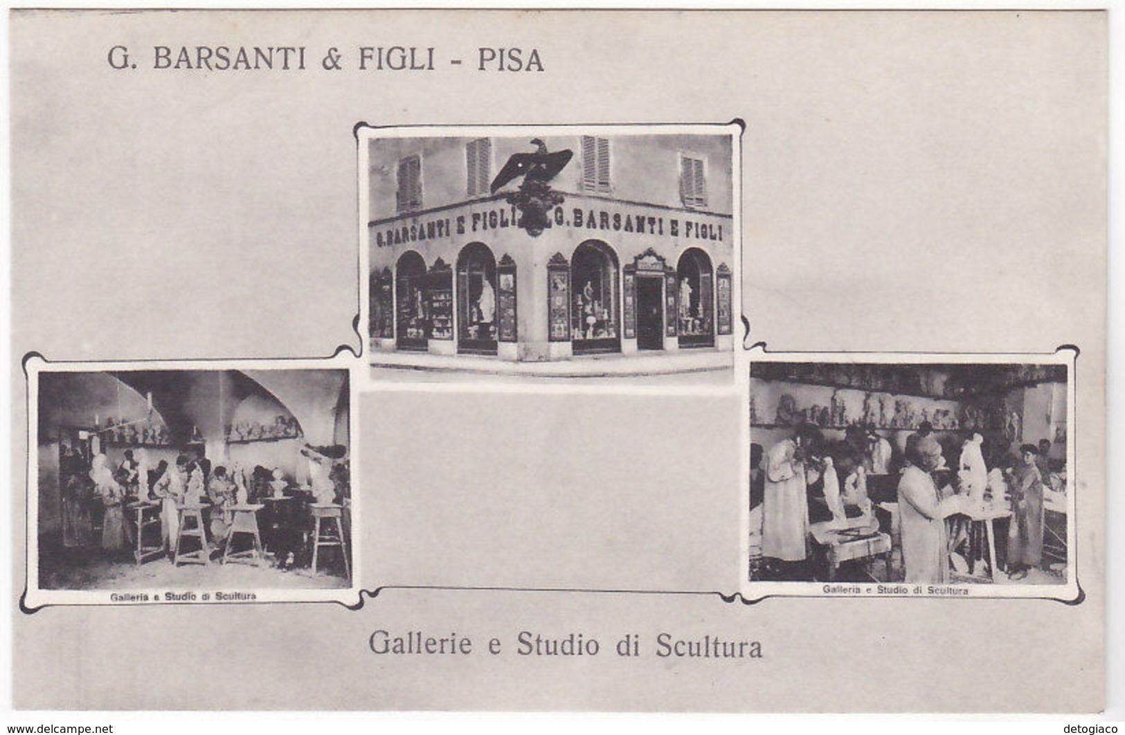 PISA - G. BARSANTI & FIGLI - GALLERIE E STUDIO DI SCULTURA -53890- - Pisa