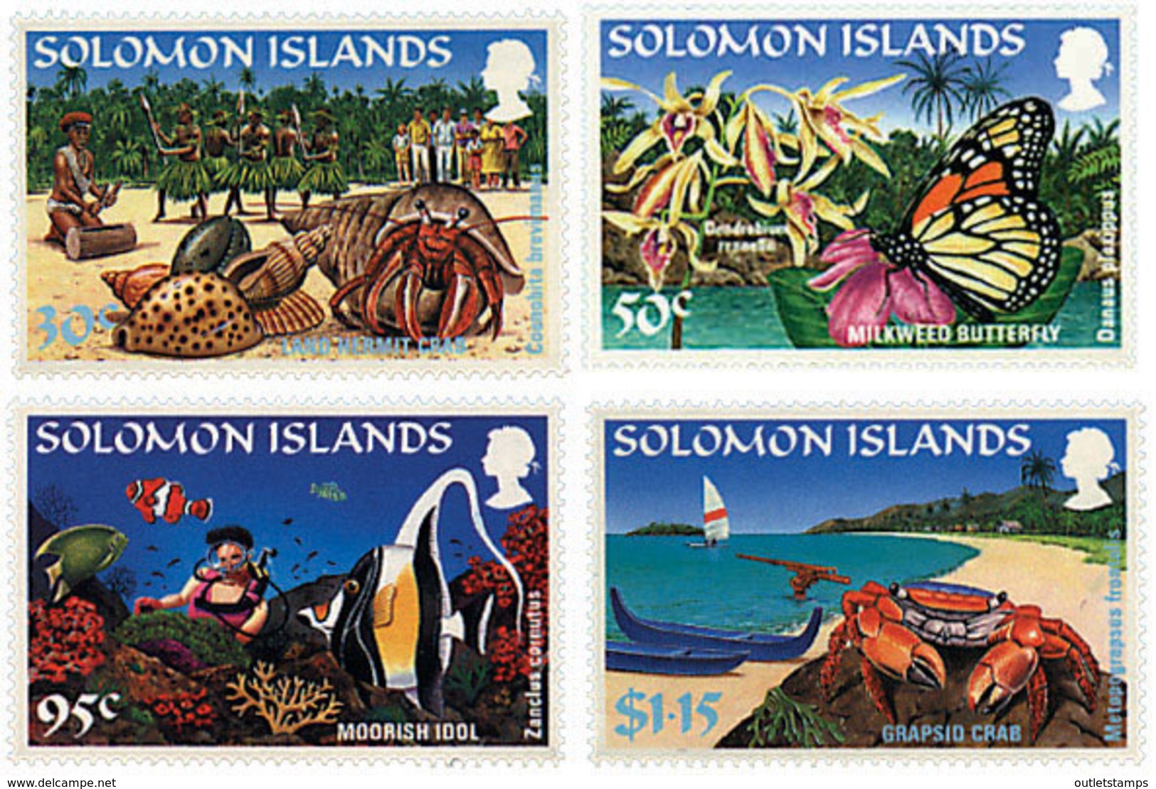 Ref. 93136 * NEW *  - SOLOMON Islands . 1995. TOURISM IN SOUTH PACIFIC. TURISMO EN EL PACIFICO SUR - Solomon Islands (1978-...)