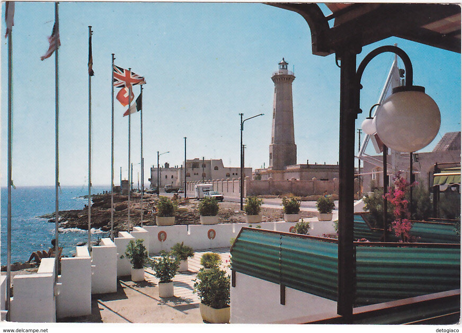 TORRE CANNE - BRINDISI - VISTA DAL RISTORANTE AL BUCO E L'ANTICO FARO -64307- - Brindisi