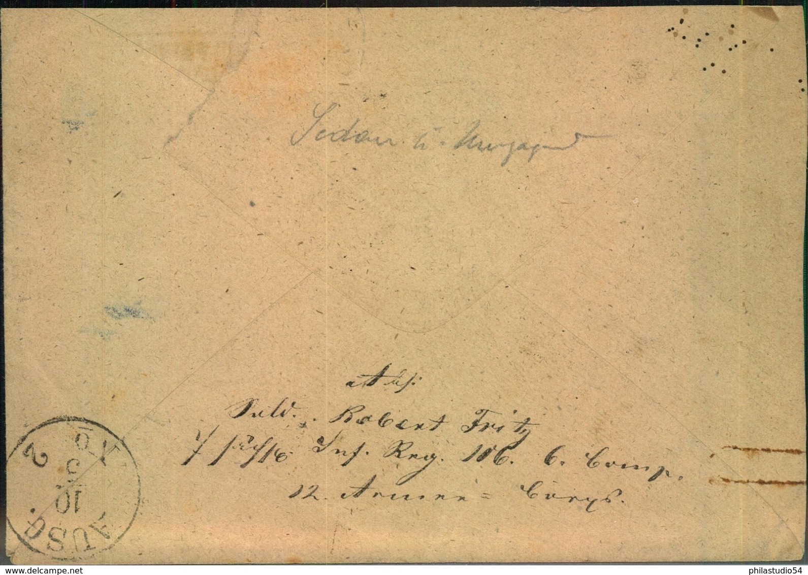 1870/1871, Feldpostbrief "K. PR. FELD-POST RELAIS No. 25" Nach Suhl - Briefe U. Dokumente