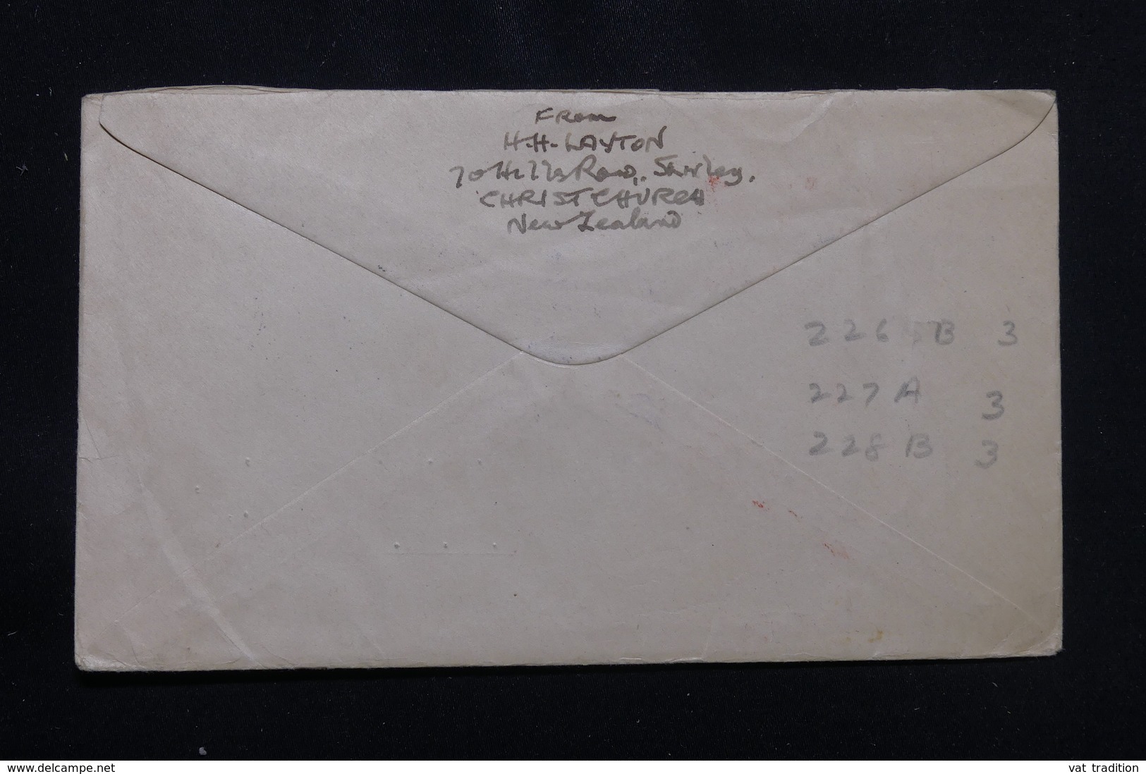 NOUVELLE ZÉLANDE - Enveloppe Souvenir De La Paix En 1945 Pour Les U.S.A., Affranchissement Plaisant - L 57231 - Lettres & Documents