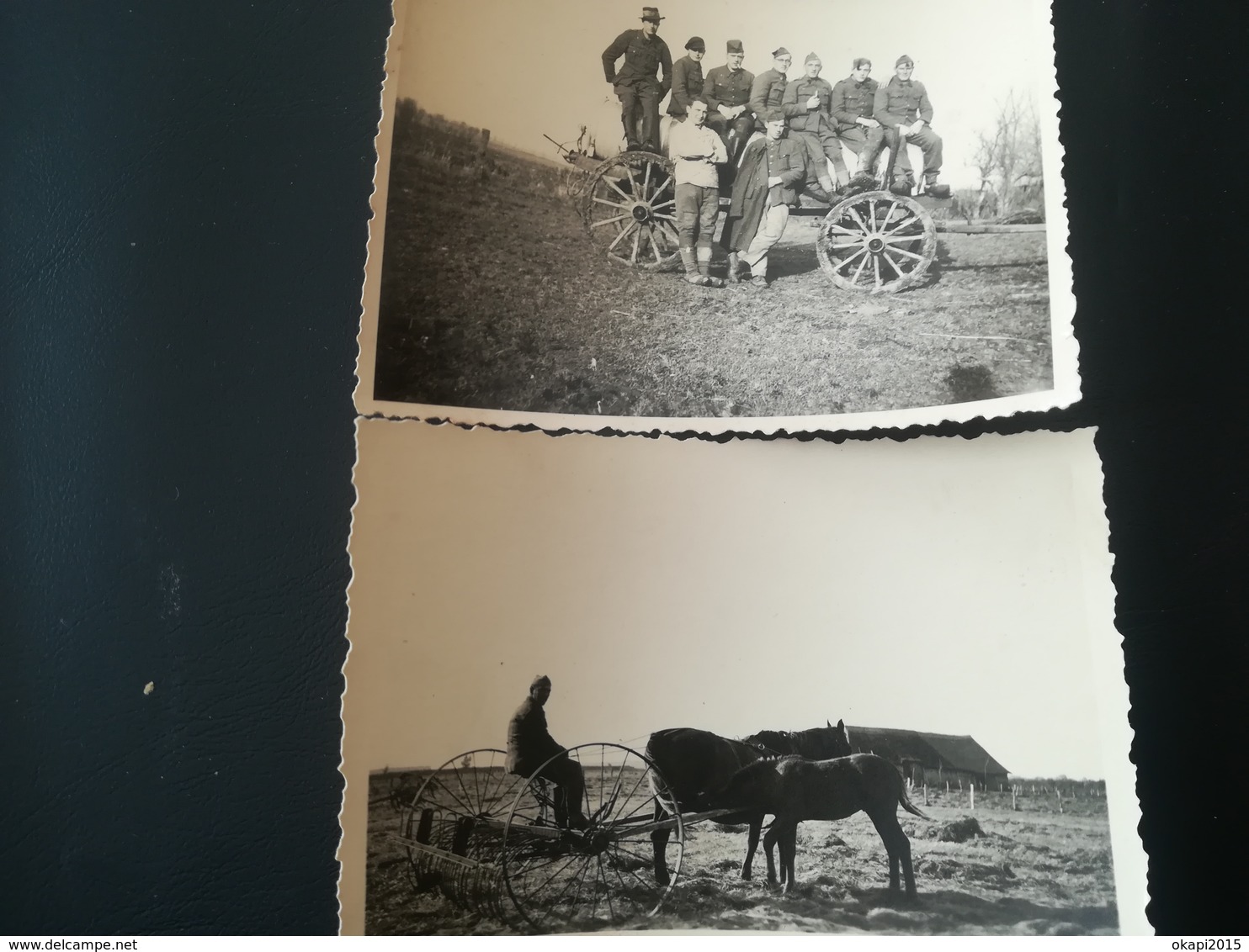 ANCIENNE TECHNIQUE AGRICOLE LABOURAGE CHAMP CHEVAL DE TRAIT HOMME FERMIER MÉTIER MILITAIRE ? BELGIQUE 7 PHOTOS