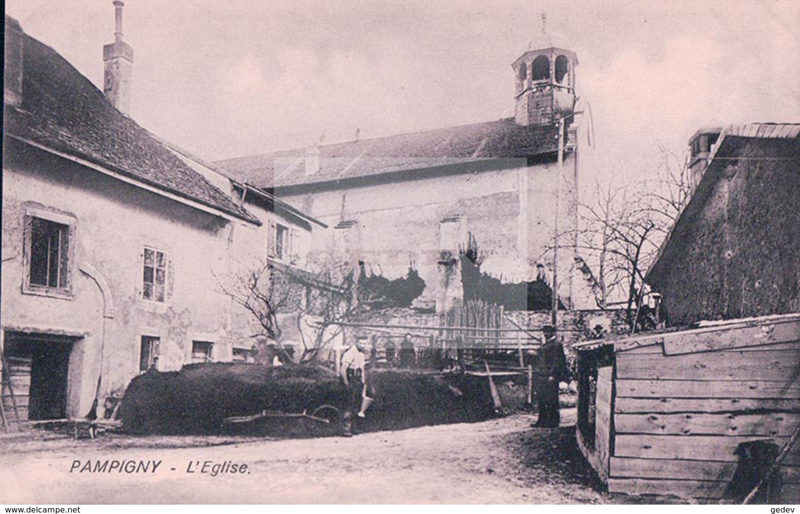 Pampigny VD, Ferme Et Eglise (3228) - Pampigny