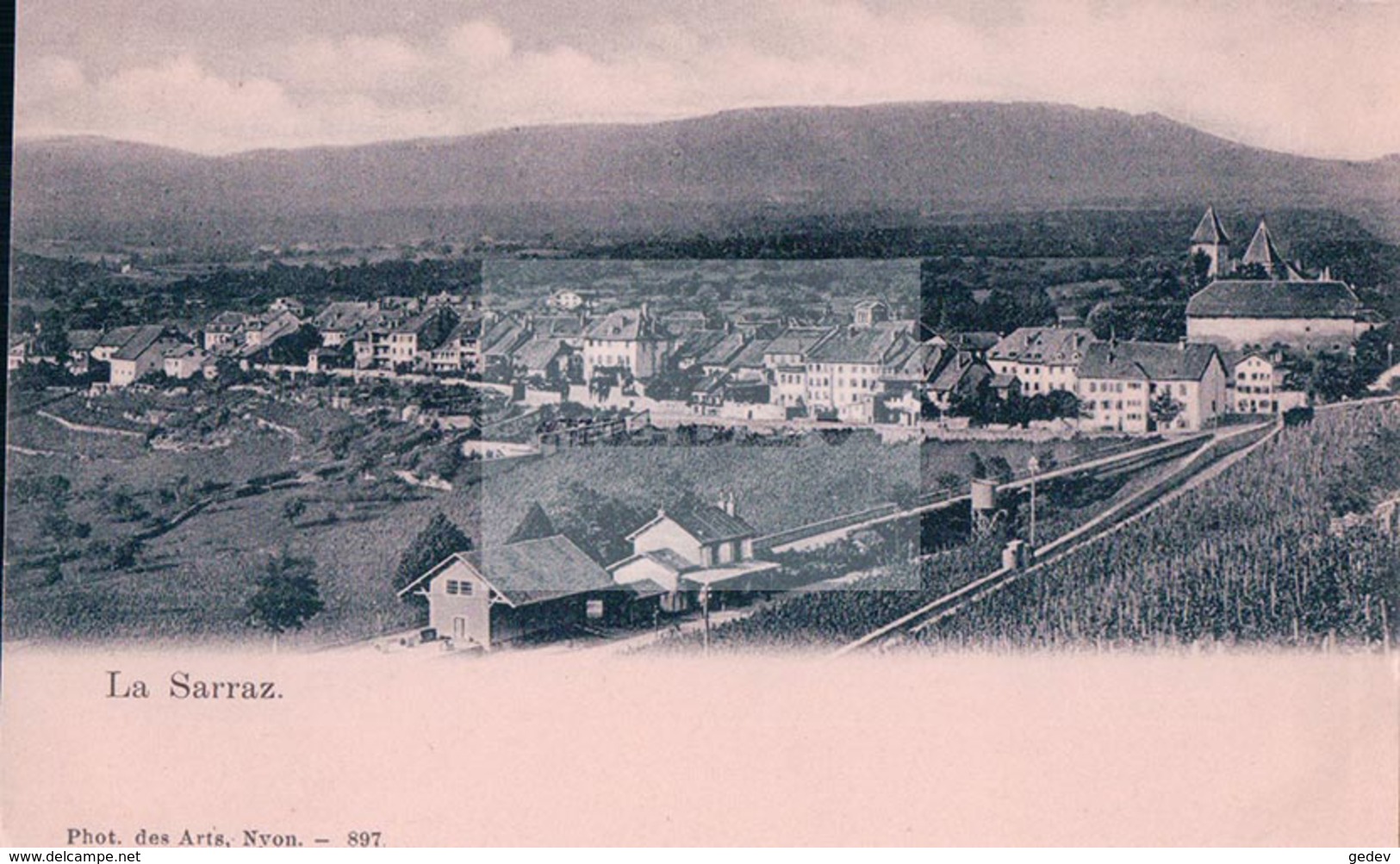 La Sarraz VD, Gare Et Chemin De Fer (897) - La Sarraz