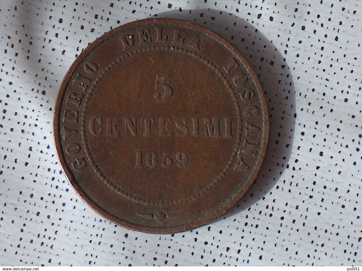 Italie 5 CENTESIMI 1859 - Tuscan