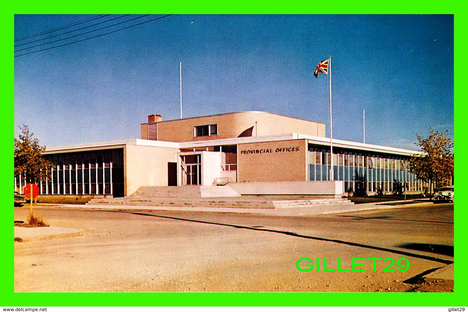 THE PAS, MANITOBA - MANITOBA PROVINCIAL BUILDING OPENED IN 1959 - PHOTO MURRAY McKENZIE - - Andere & Zonder Classificatie