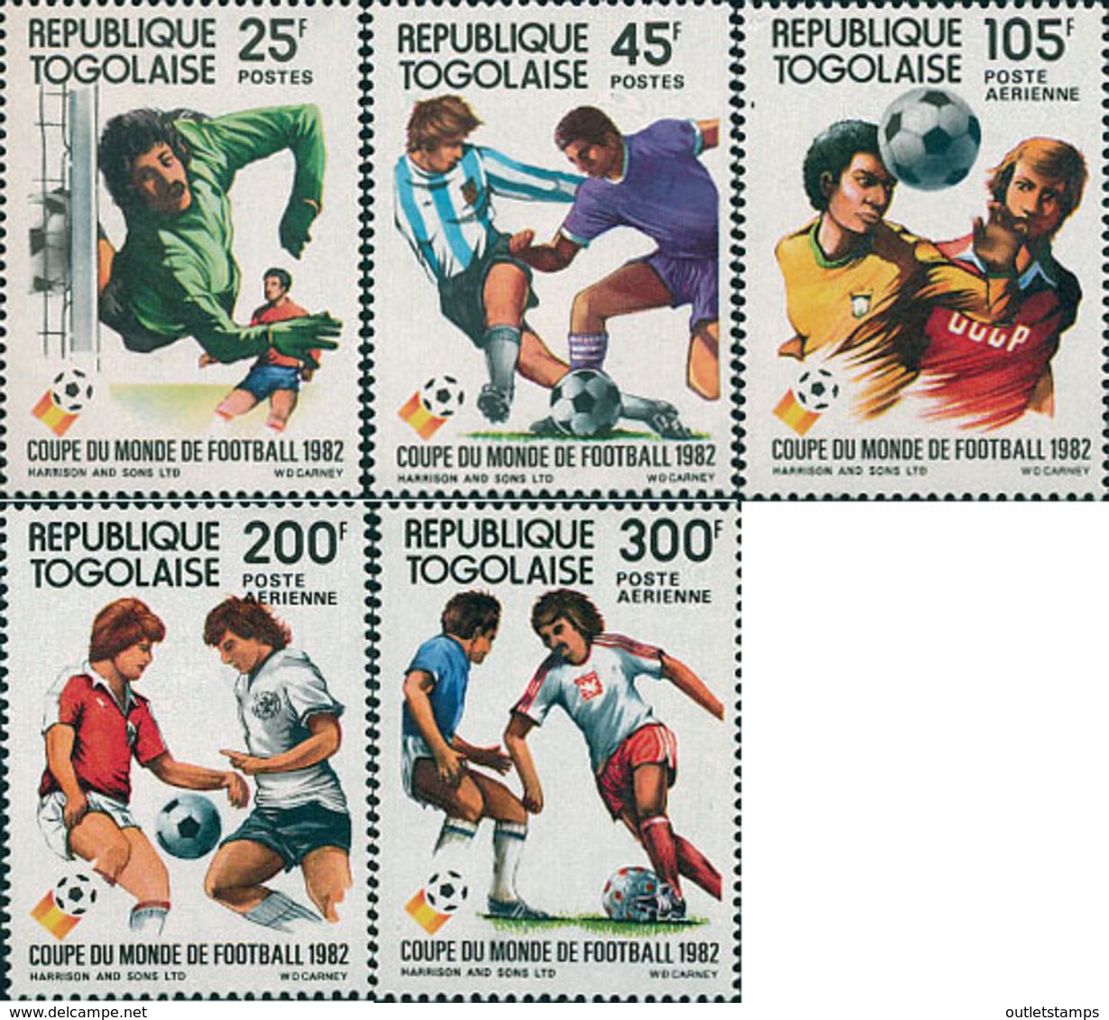 Ref. 27735 * NEW *  - TOGO . 1982. FOOTBALL WORLD CUP. SPAIN-82. COPA DEL MUNDO DE FUTBOL. ESPA�A-82 - Togo (1960-...)