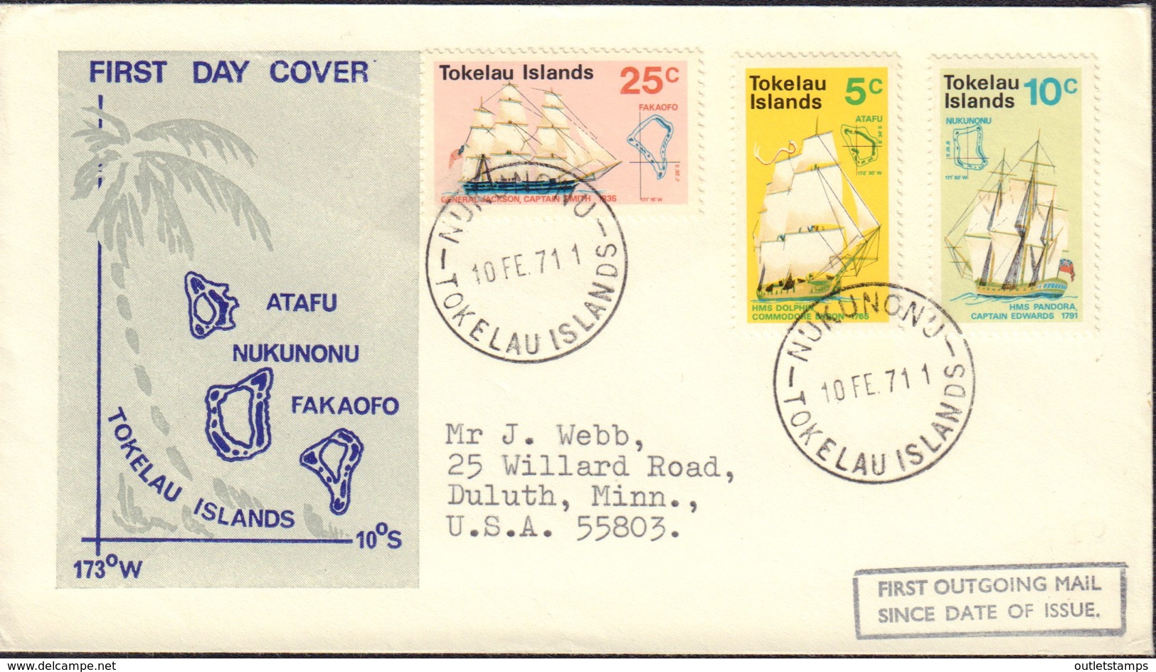 Ref. 370016 * NEW *  - TOKELAU . 1970. SAILING BOATS. VELEROS - Tokelau