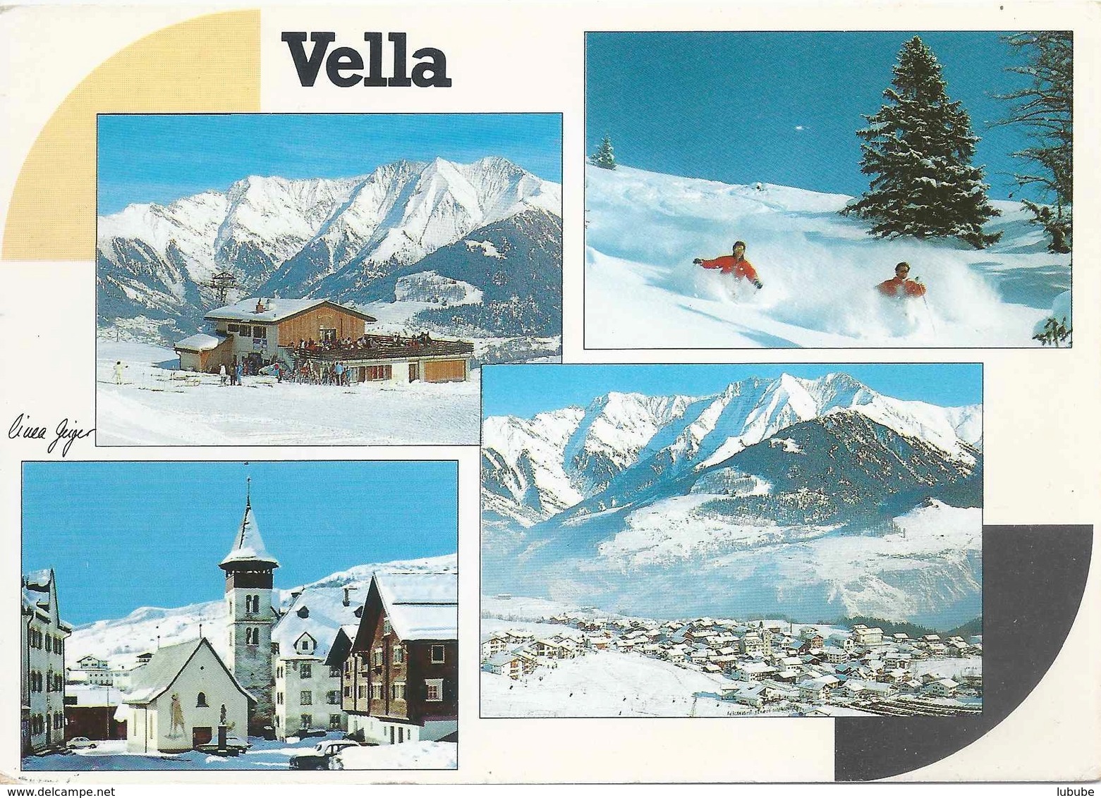 Vella - Val Lumnezia (4 Bilder)         Ca. 1990 - Lumnezia