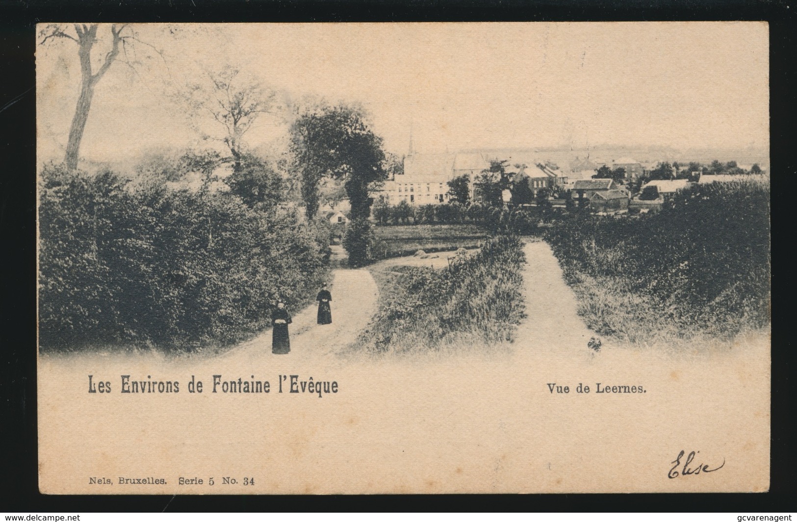 LES ENVIRONS DE FONTAINE L'EVEQUE   VUE DE LEERNES - Fontaine-l'Eveque