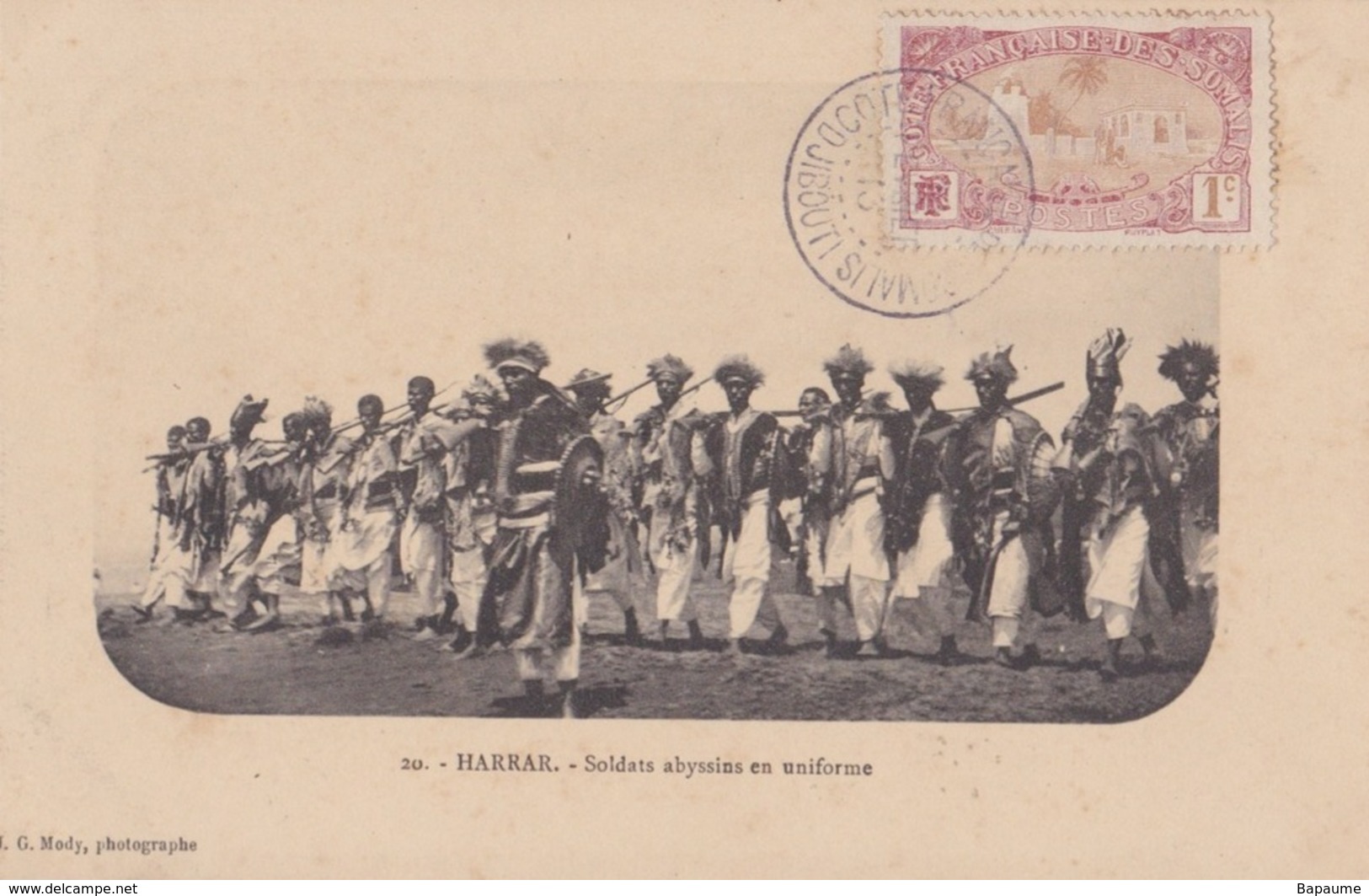 Harrar - Soldats Abyssins En Uniforme - N°20 - Ethiopie