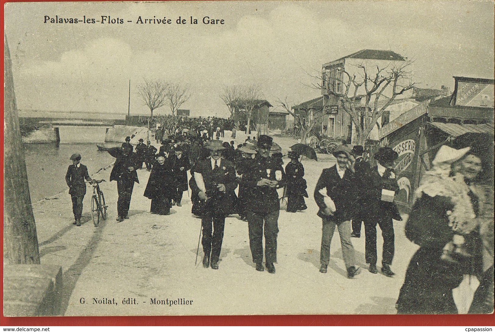 CPA 34- PALAVAS-LES-FLOTS- Arrivée De La Gare-animée- Circulée 1911- Scans Recto Verso-Paypal Sans Frais - Palavas Les Flots