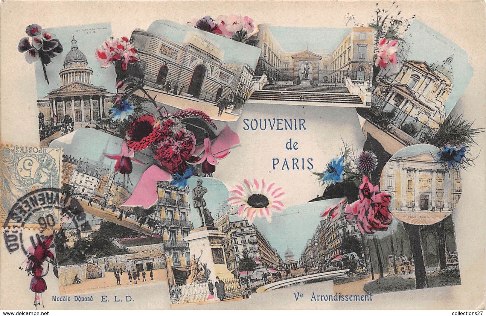 75005-PARIS-SOUVENIR MULTIVUES - Arrondissement: 05